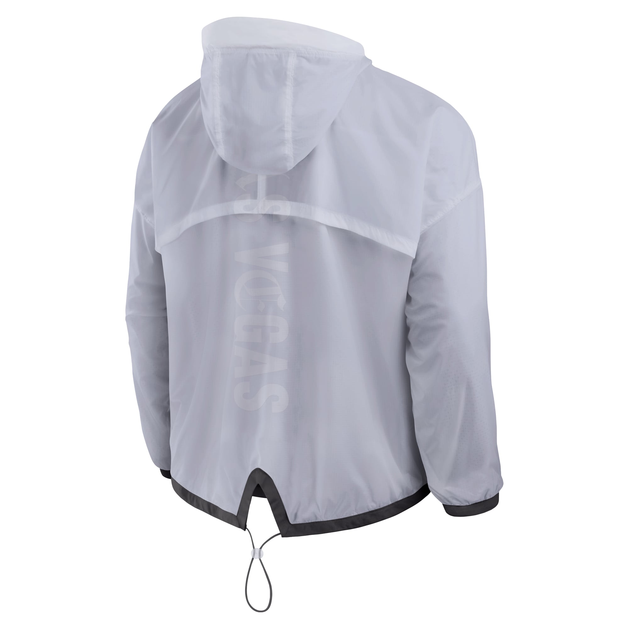 Doudoune zippée blanche Las Vegas Raiders pour homme