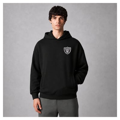 Las Vegas Raiders Levelwear Logo Luxe Zone Hoodie - Black