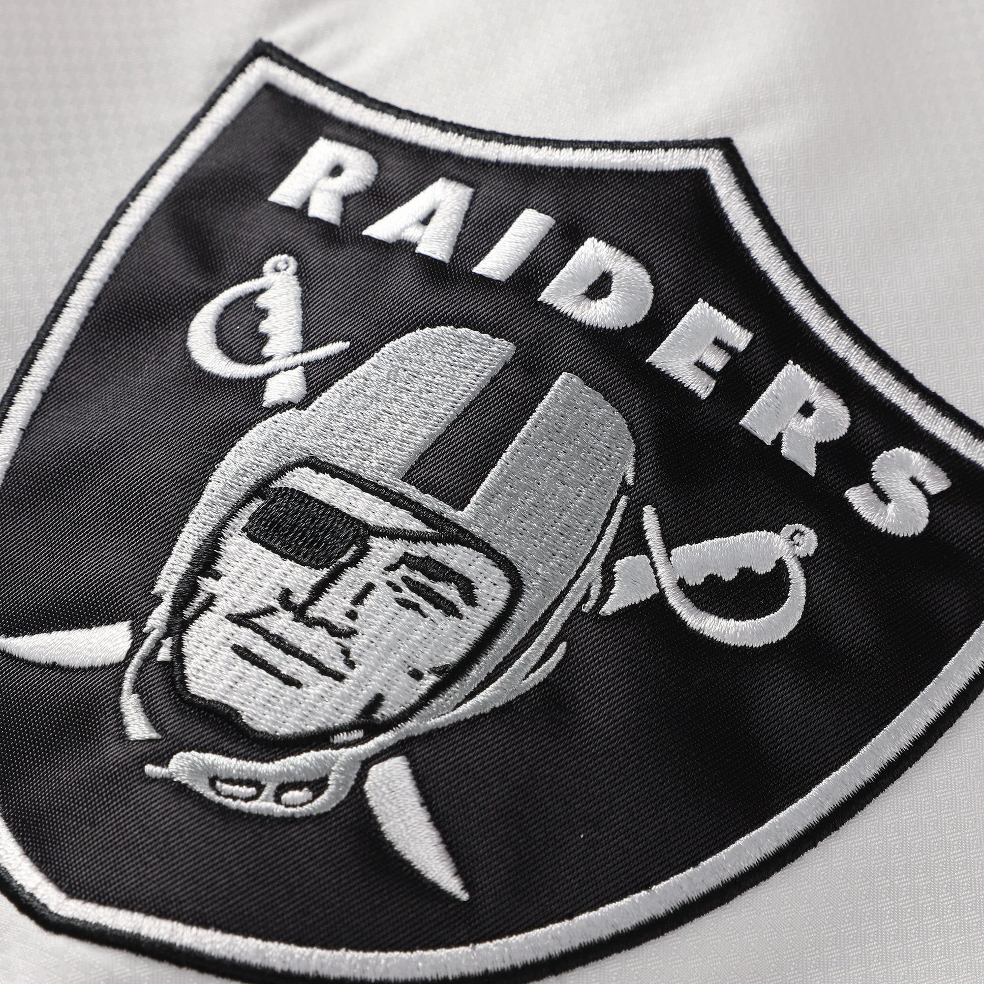 Men's Mitchell & Ness Black Las Vegas Raiders Head Coach Anorak Quarter-Zip Windbreaker Jacket
