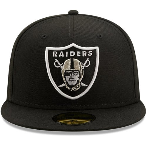 Men's New Era Black Las Vegas Raiders 1998 Pro Bowl Patch Green