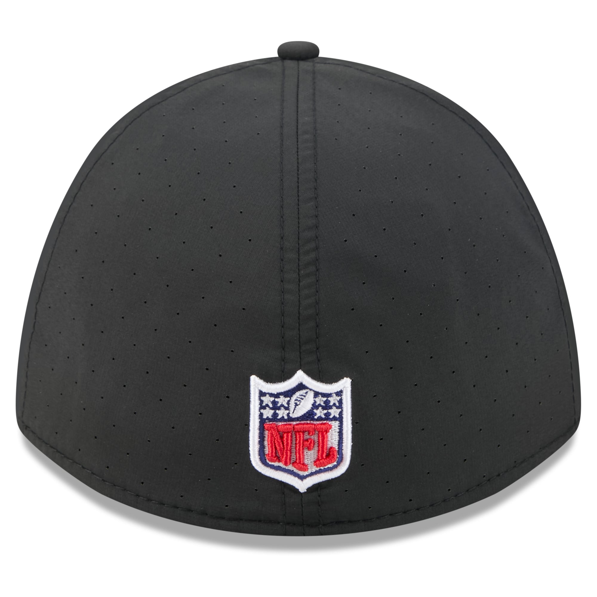 Men's New Era Black Las Vegas Raiders 2026 NFL Crucial Catch 39THIRTY M-Crown Stretch Hat