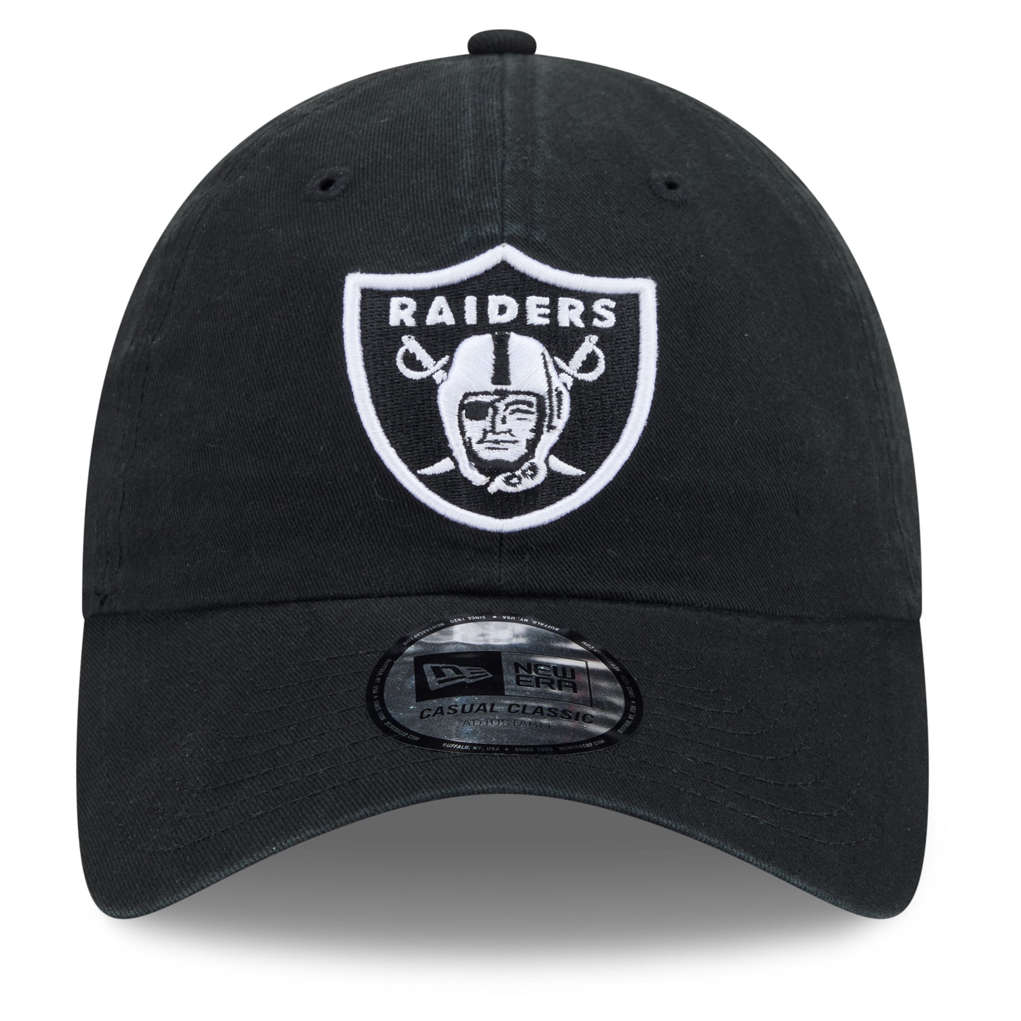 Men's New Era Black Las Vegas Raiders 2026 NFL Crucial Catch Casual Classic Adjustable Hat