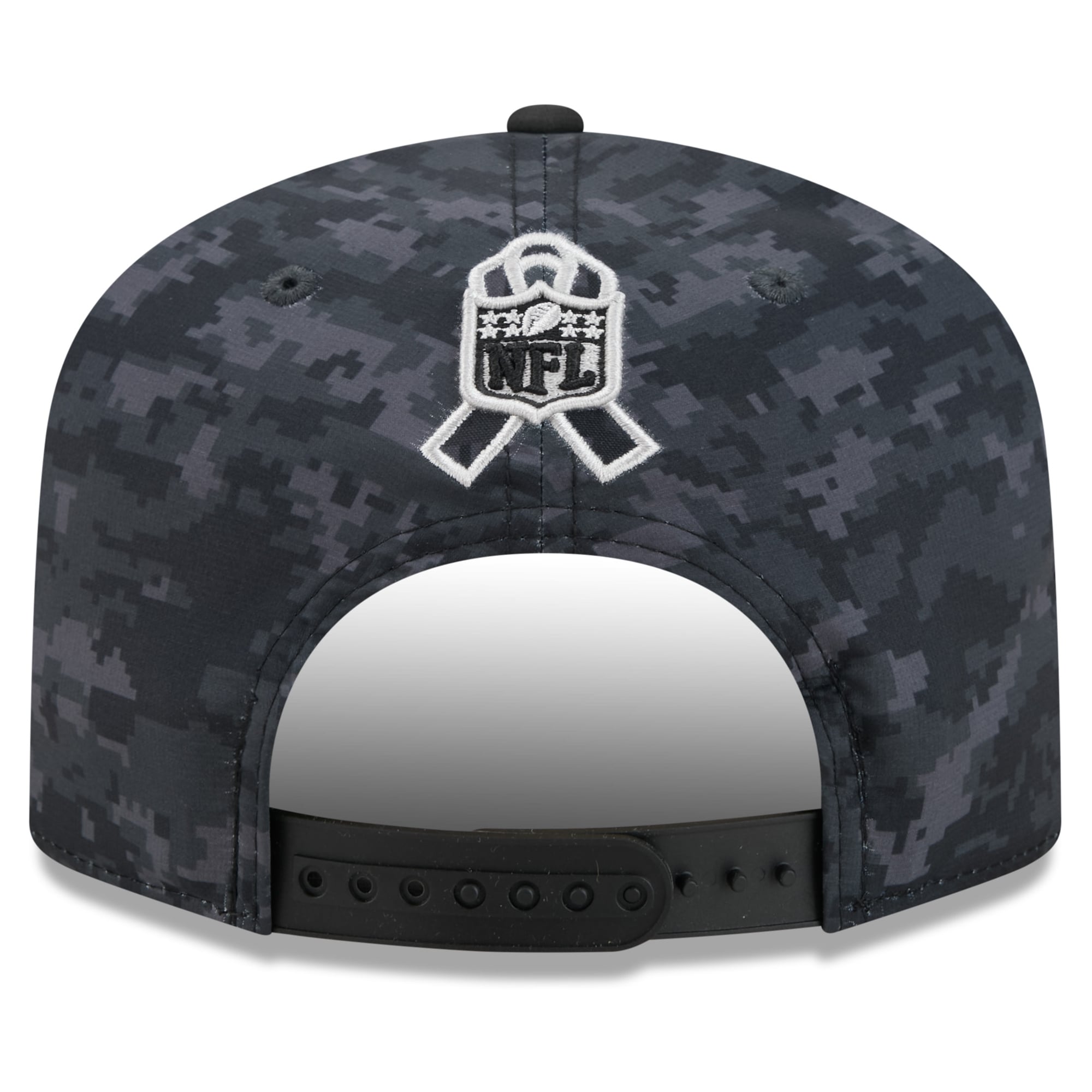 Casquette ajustable New Era noire pour homme Las Vegas Raiders 2026 Salute To Service 19TWENTY