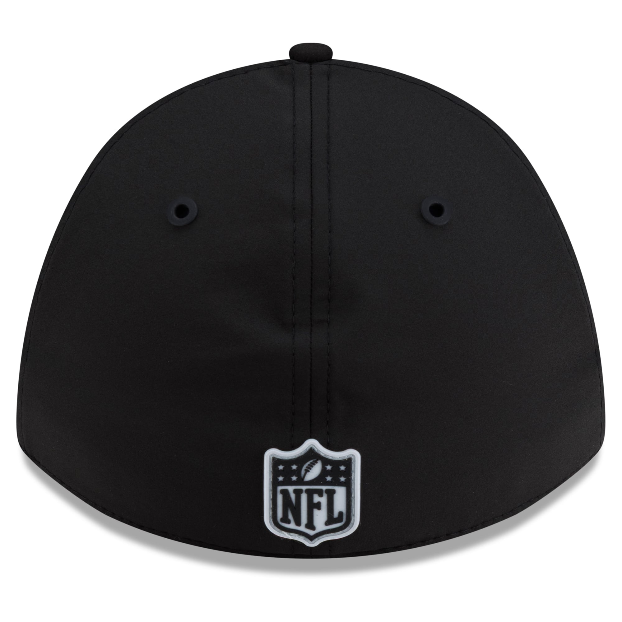 Casquette New Era noire pour homme, Las Vegas Raiders 2026 Sideline 39THIRTY M-Crown Flex