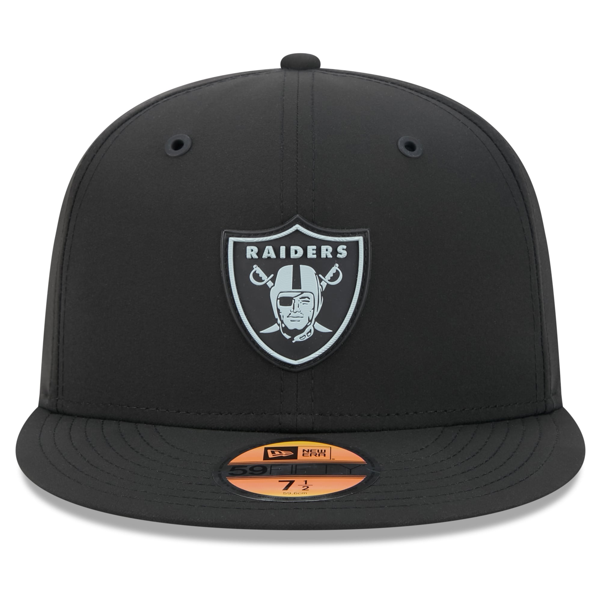 Men's New Era Black Las Vegas Raiders 2026 Sideline 59FIFTY Fitted Hat