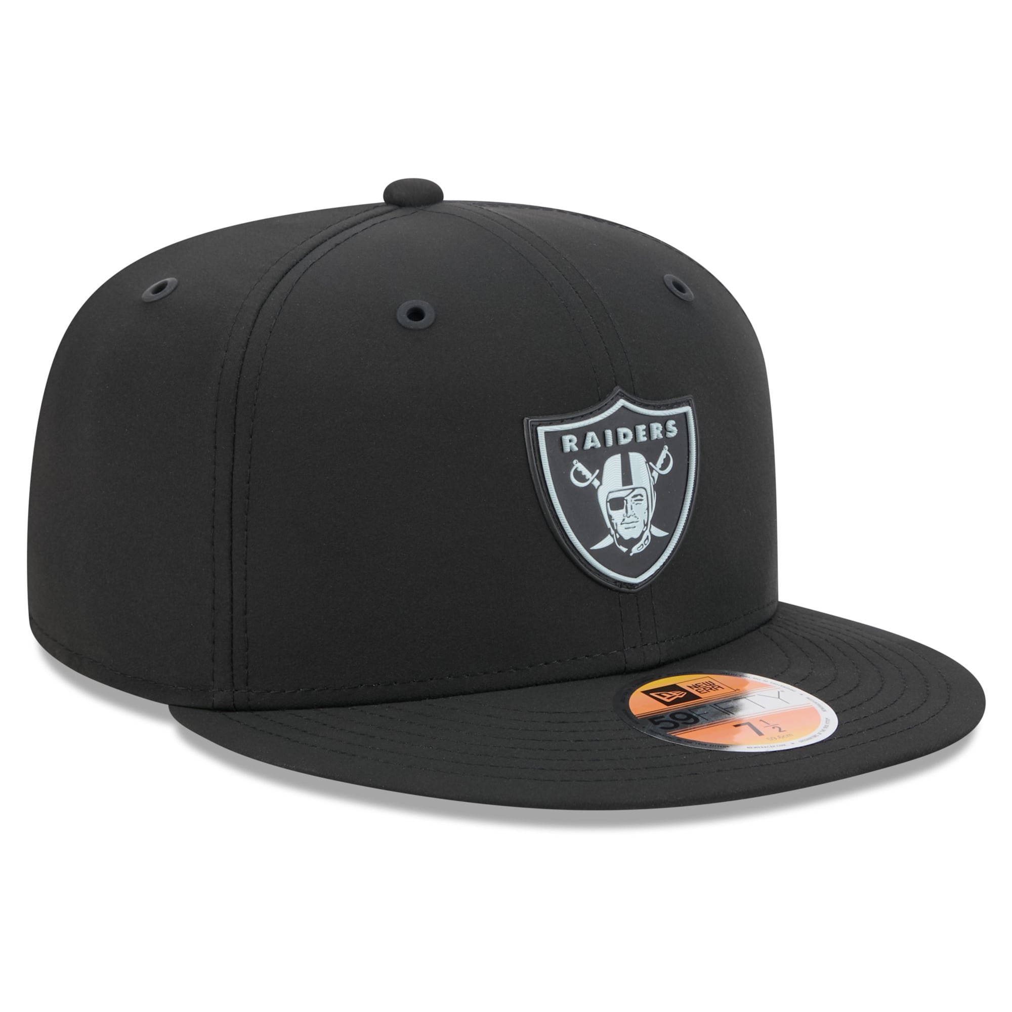Men's New Era Black Las Vegas Raiders 2026 Sideline 59FIFTY Fitted Hat