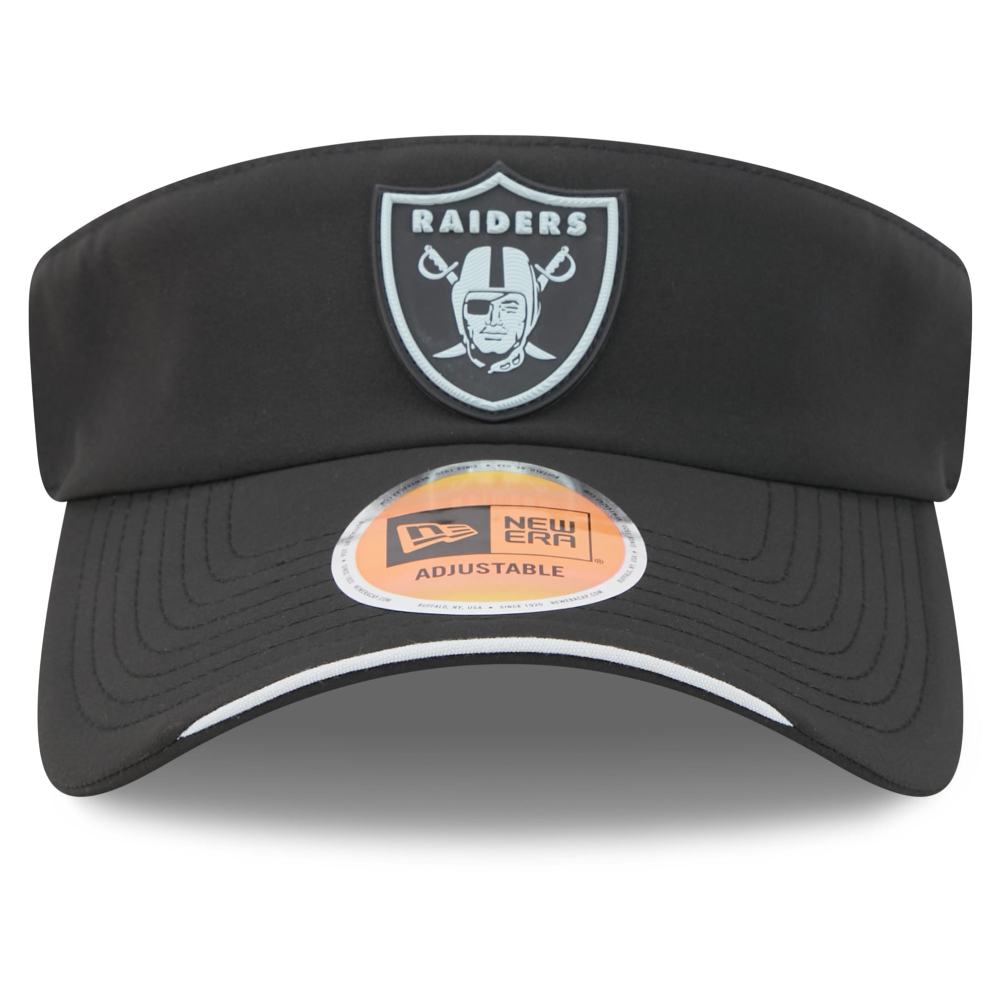 Men's New Era Black Las Vegas Raiders 2026 Sideline Adjustable Visor