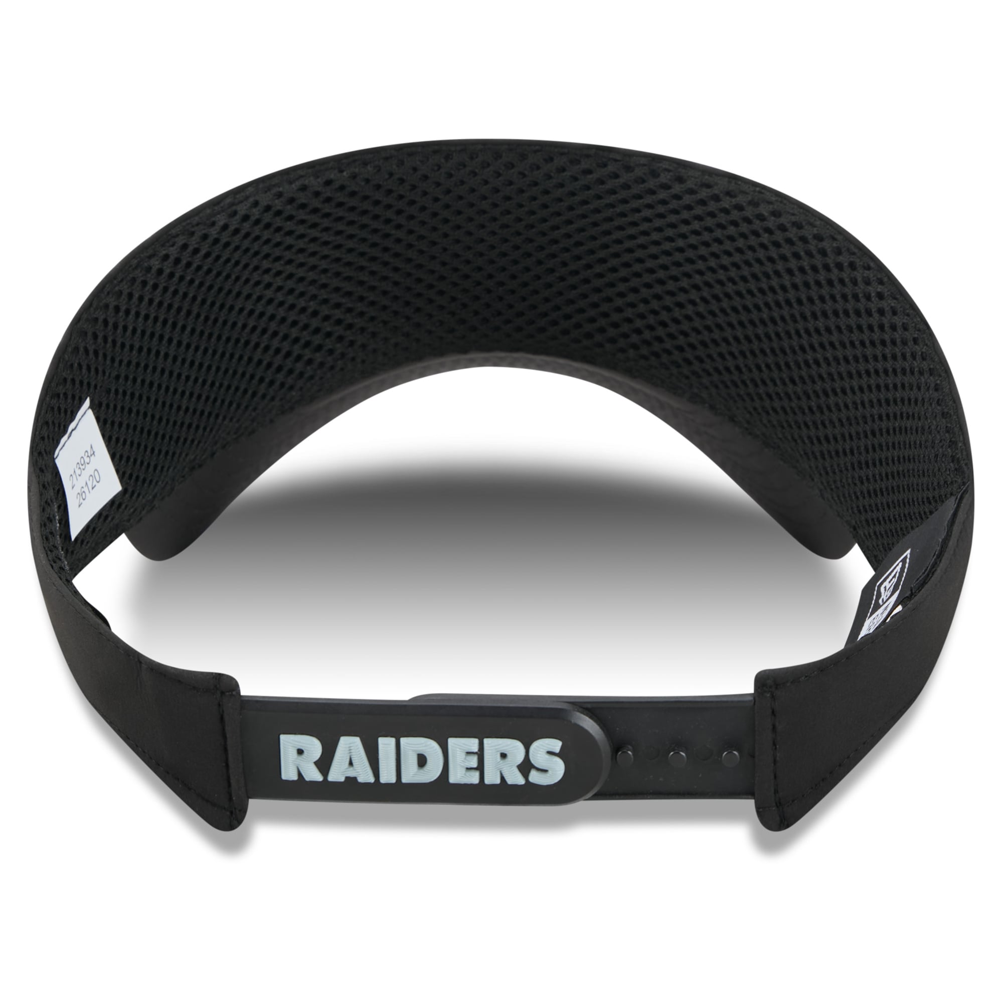 Men's New Era Black Las Vegas Raiders 2026 Sideline Adjustable Visor