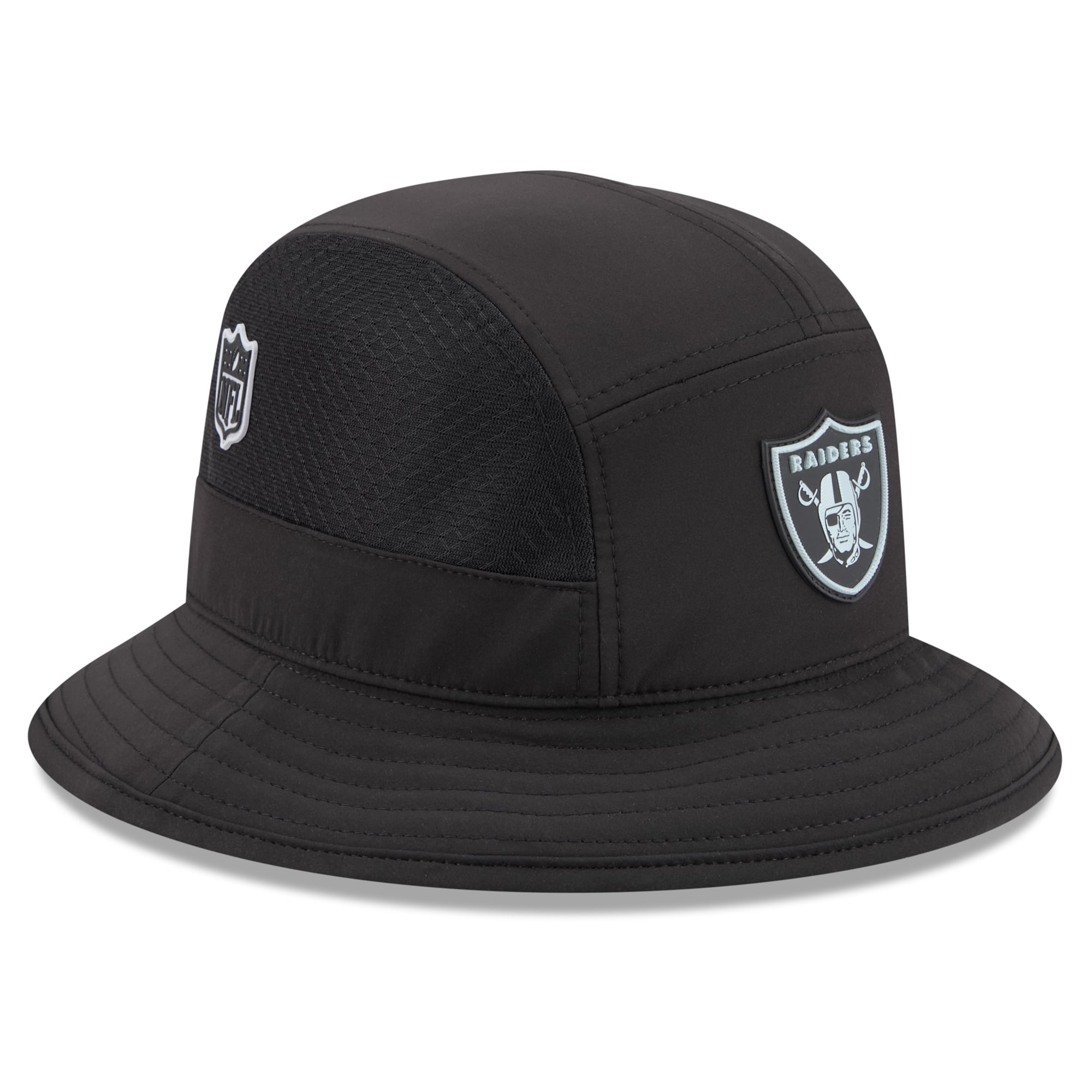 Men's New Era Black Las Vegas Raiders 2026 Sideline Bucket Hat