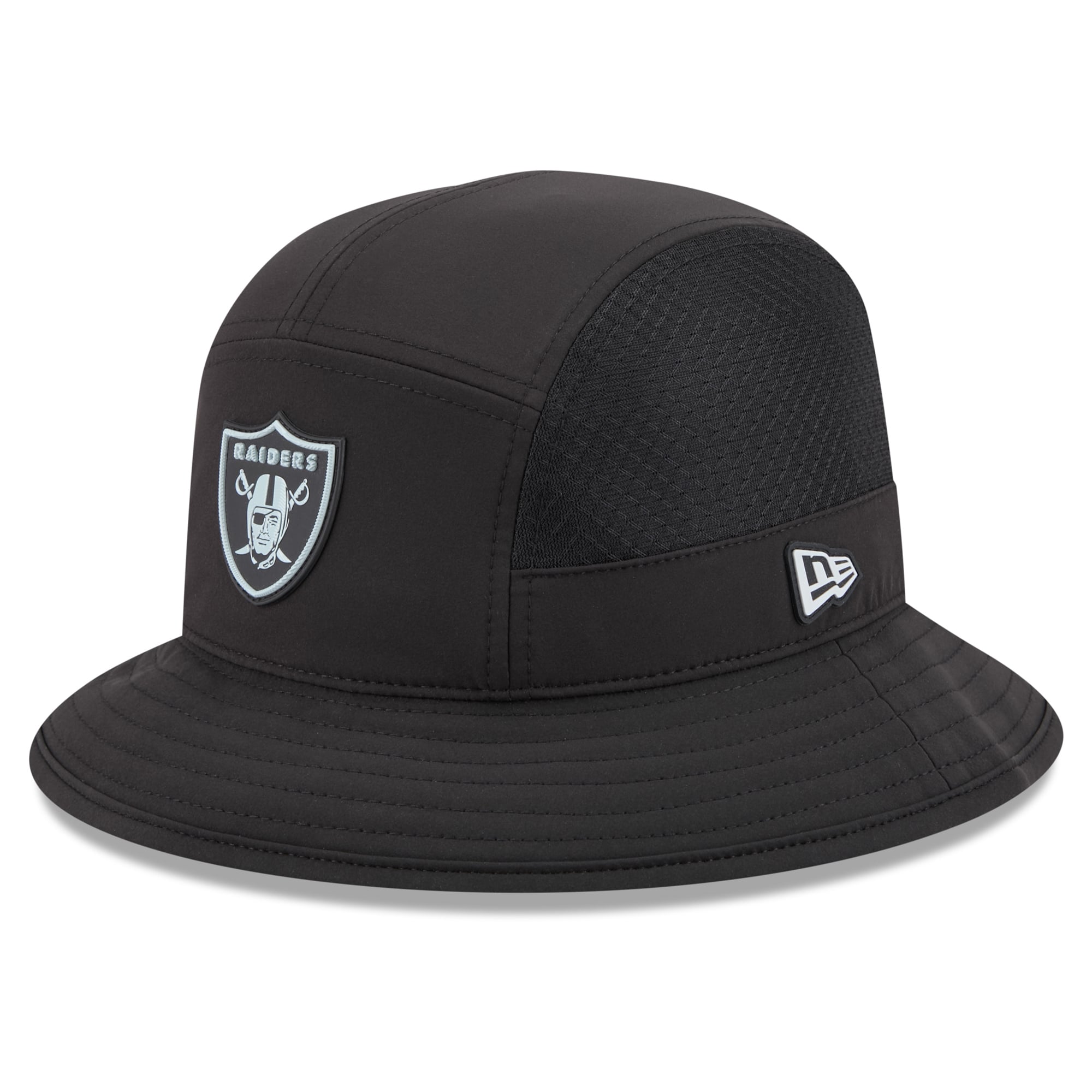 Men's New Era Black Las Vegas Raiders 2026 Sideline Bucket Hat