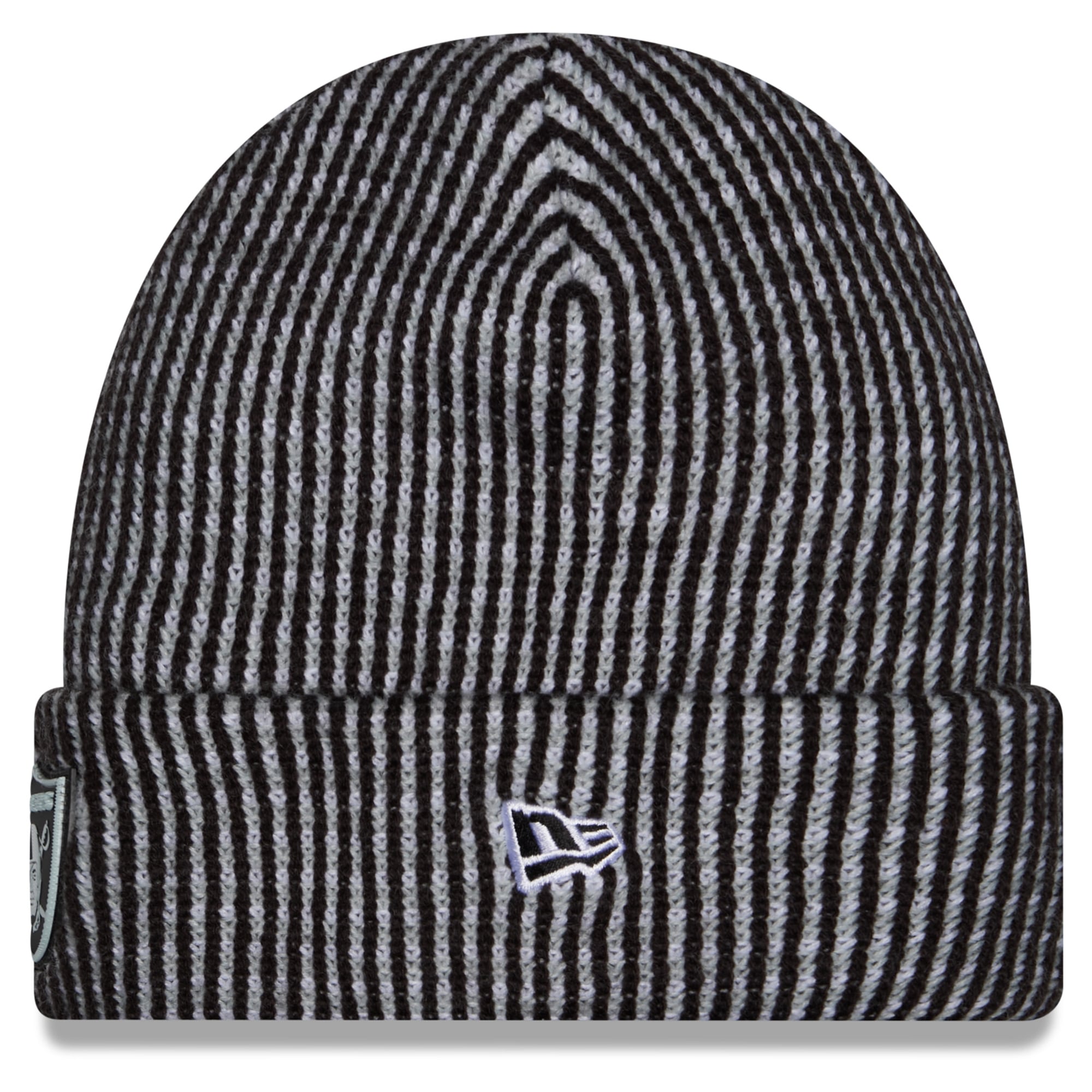 Bonnet à revers New Era noir pour homme, modèle Las Vegas Raiders 2026