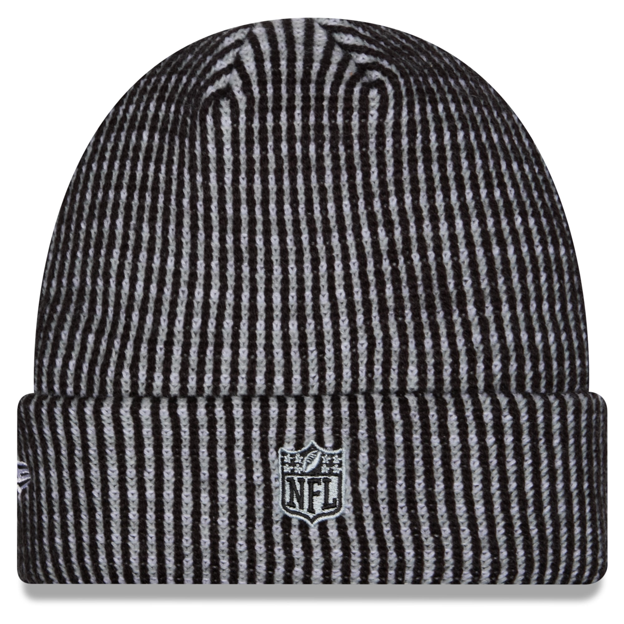 Bonnet à revers New Era noir pour homme, modèle Las Vegas Raiders 2026