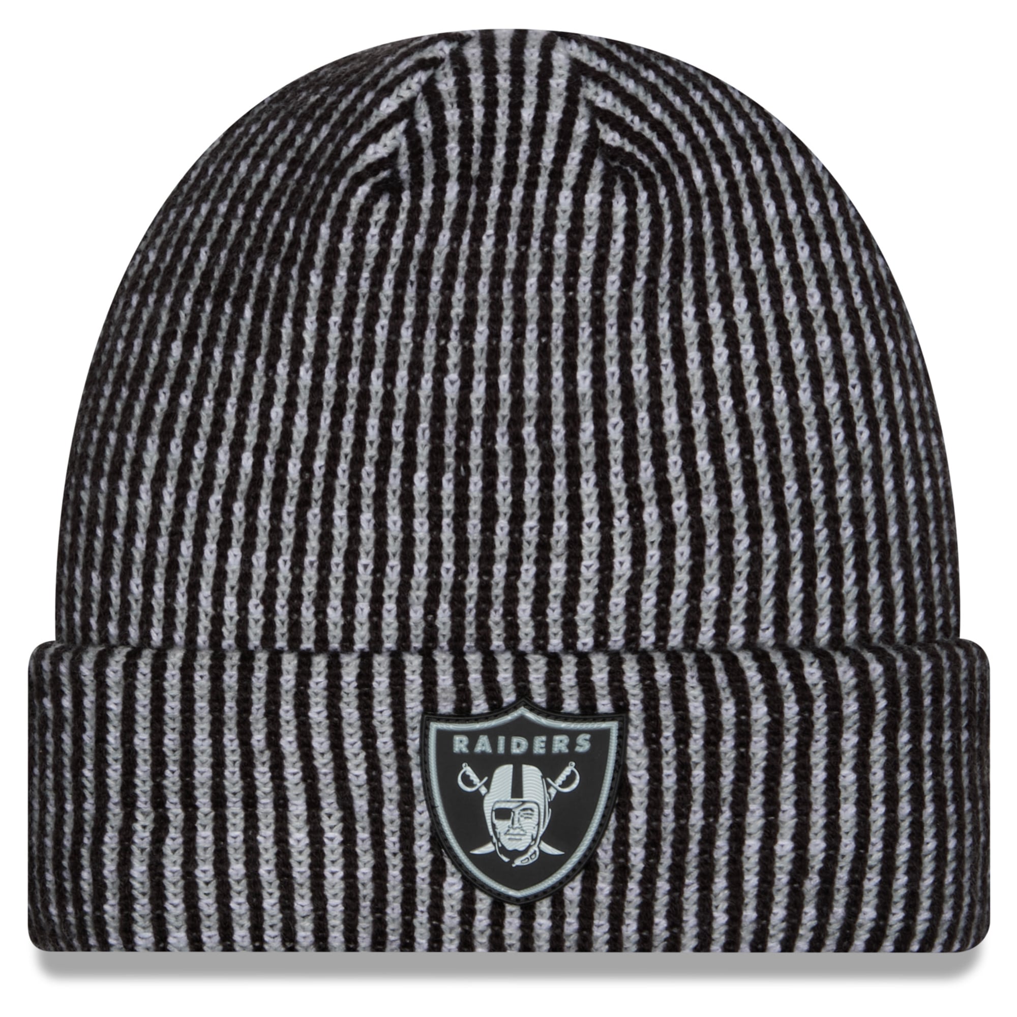Bonnet à revers New Era noir pour homme, modèle Las Vegas Raiders 2026