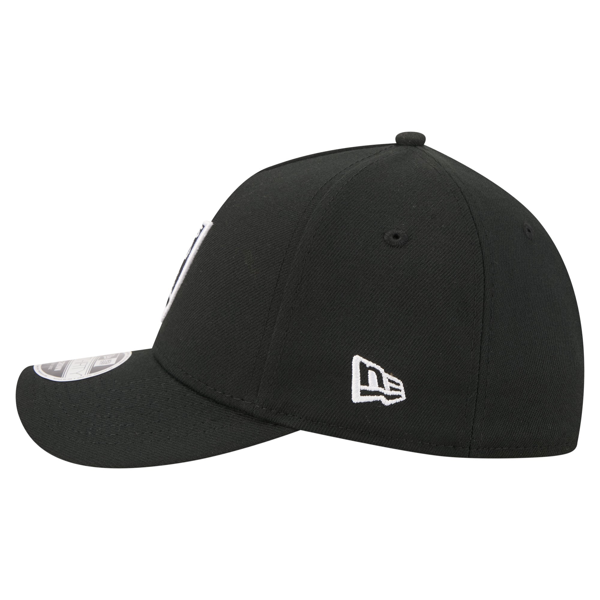 Men's New Era Black Las Vegas Raiders 39THIRTY M-Crown A-Frame Stretch Hat