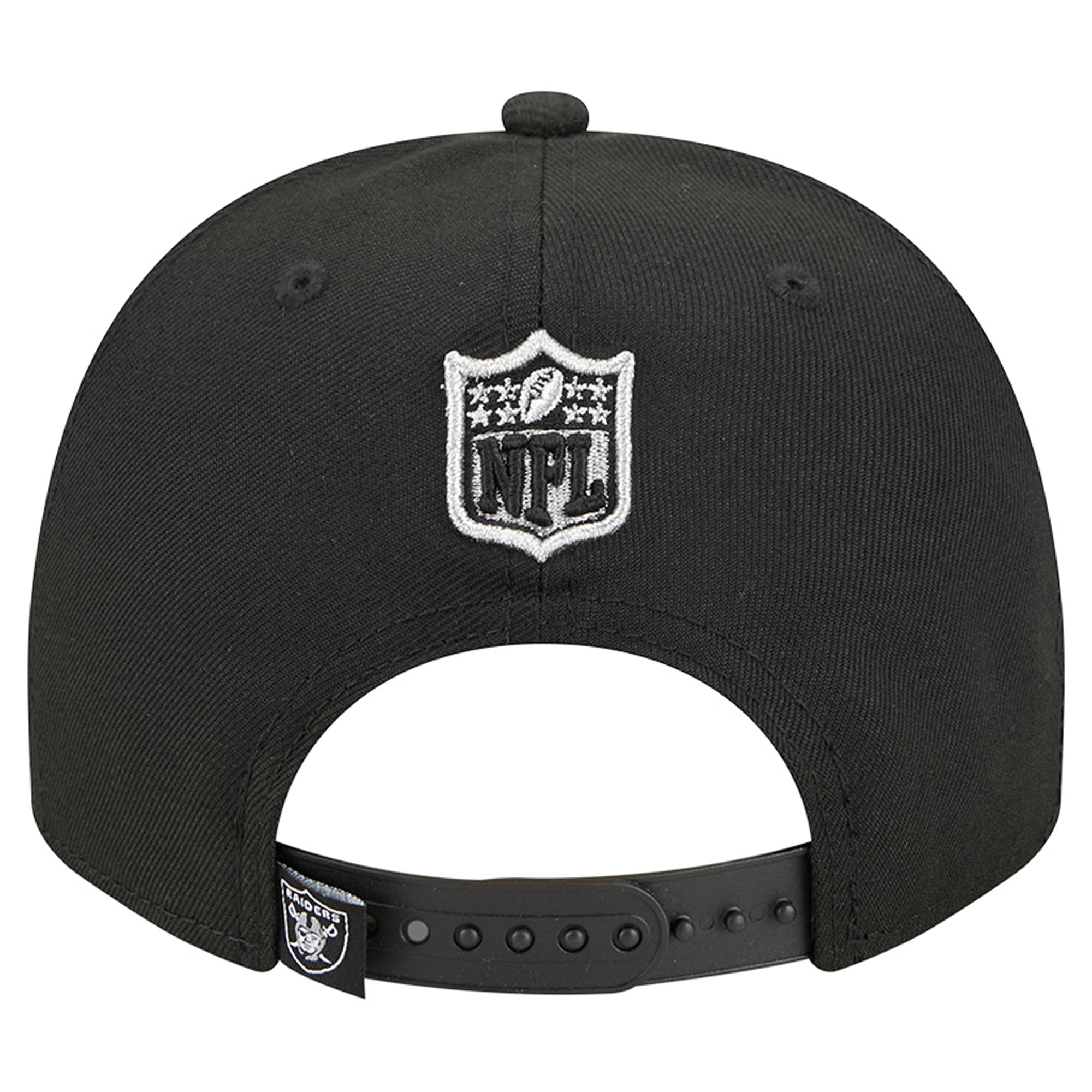 Men's New Era Black Las Vegas Raiders Cartoon A-Frame 9FIFTY Snapback