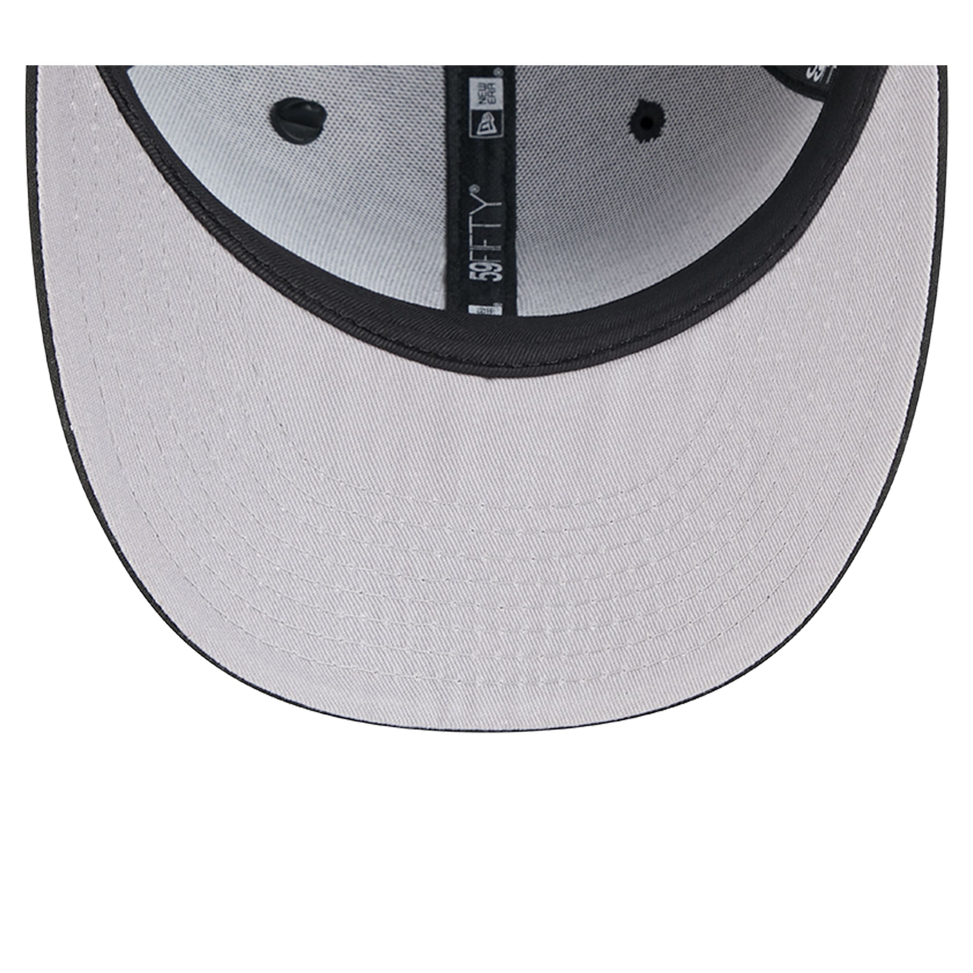 Casquette ajustée New Era noire pour homme, modèle 59FIFTY, avec pin's City Pin des Raiders de Las Vegas.