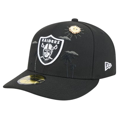 Las Vegas Raiders New Era City Pin 59FIFTY Fitted Hat - Black