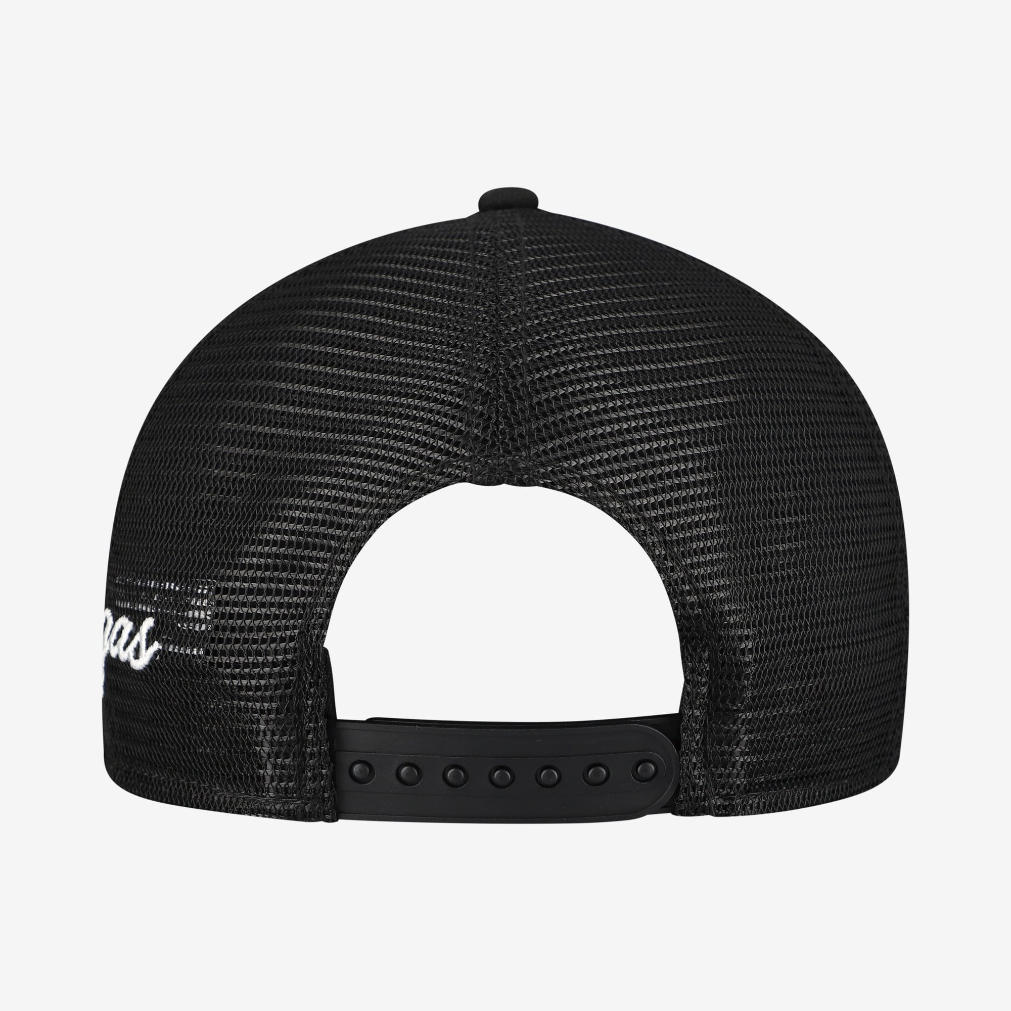 Men's New Era Black Las Vegas Raiders City Script 9FORTY A-Frame Adjustable Hat