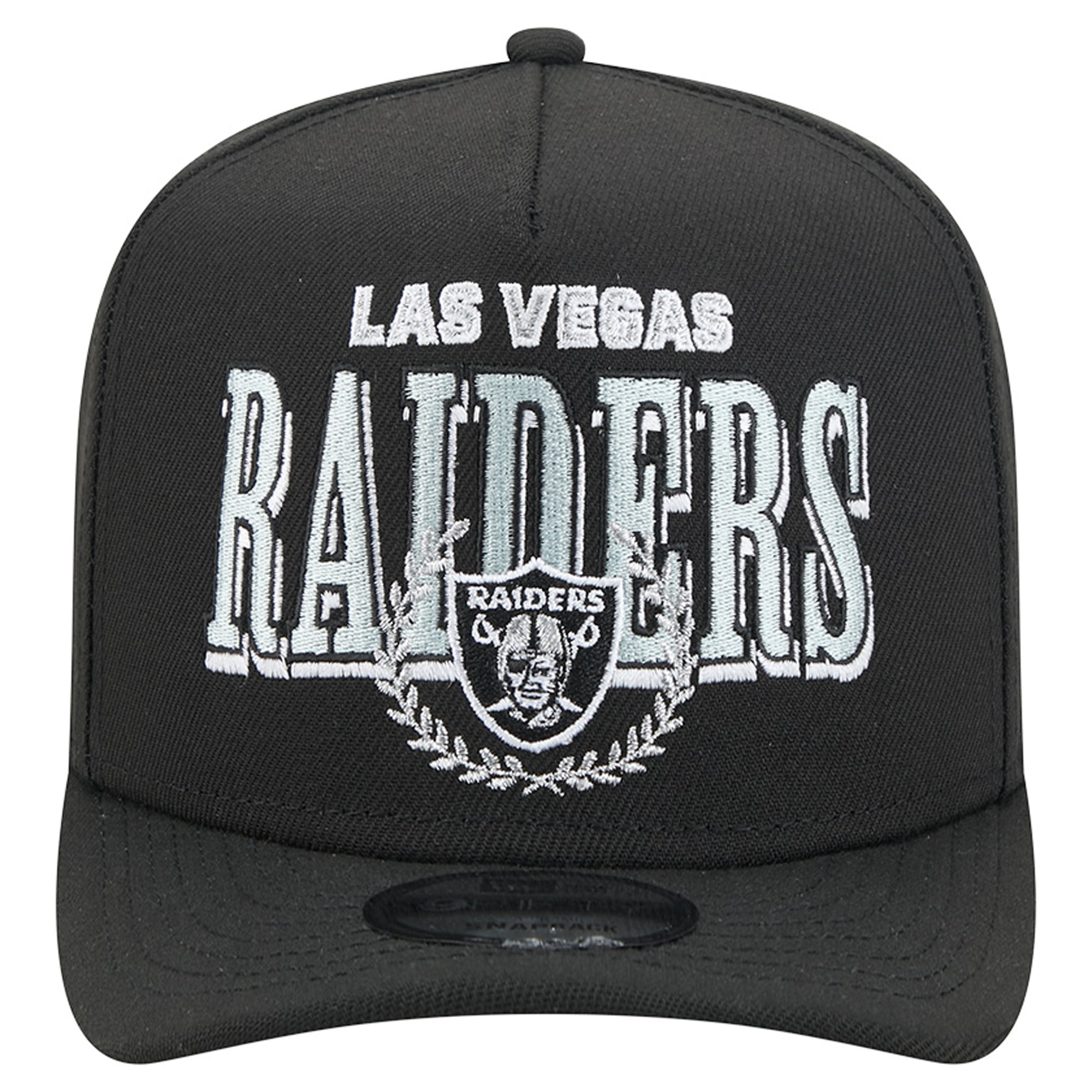 Casquette snapback New Era 9FIFTY Laurel A-Frame noire pour homme