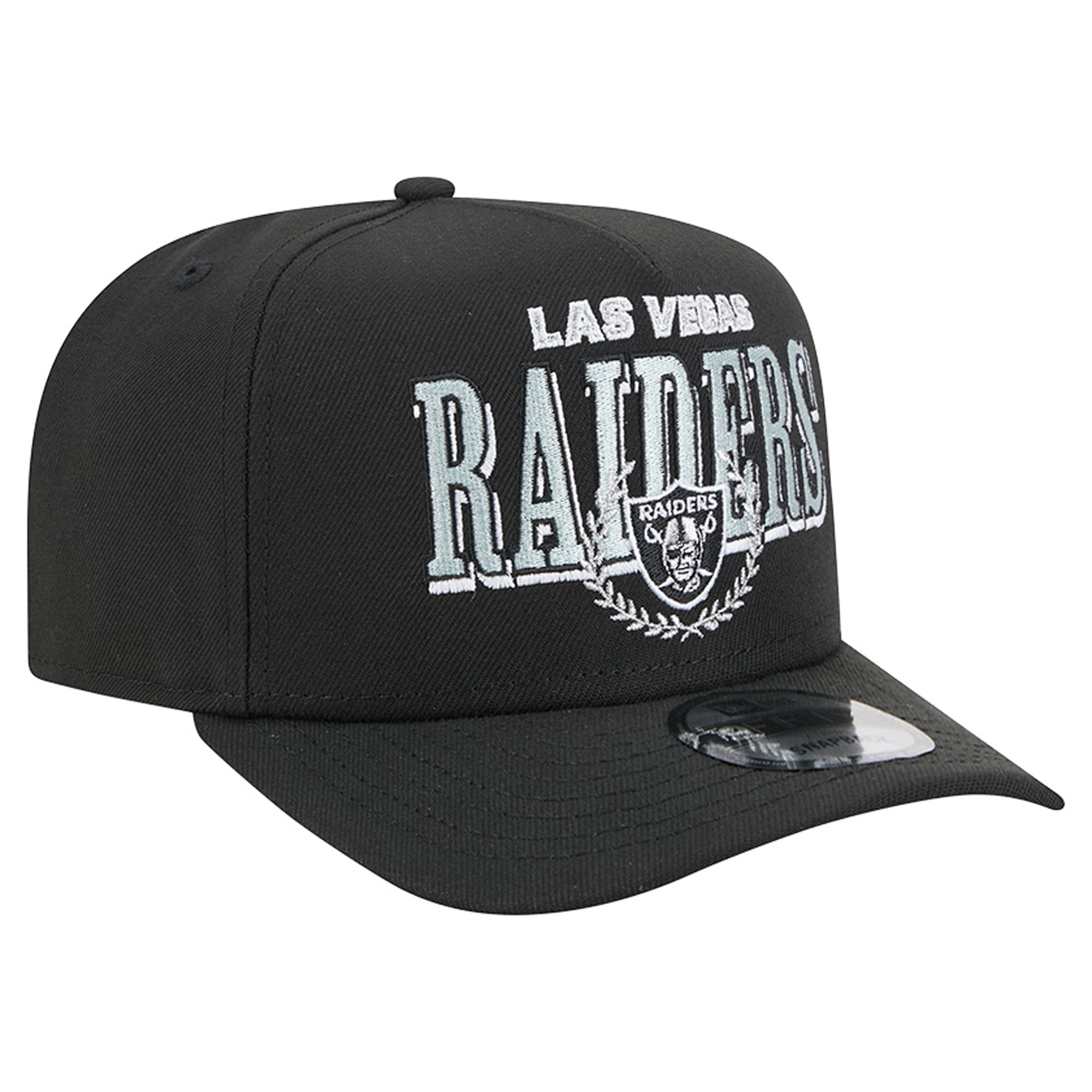 Casquette snapback New Era 9FIFTY Laurel A-Frame noire pour homme