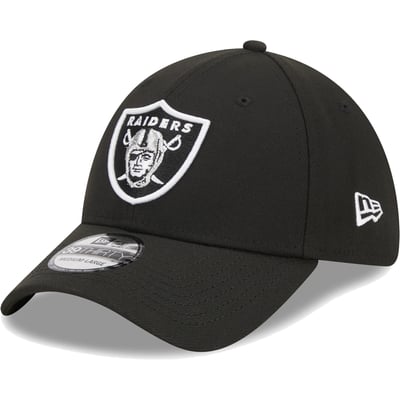 Las Vegas Raiders New Era  Main 39THIRTY Flex Hat - Black