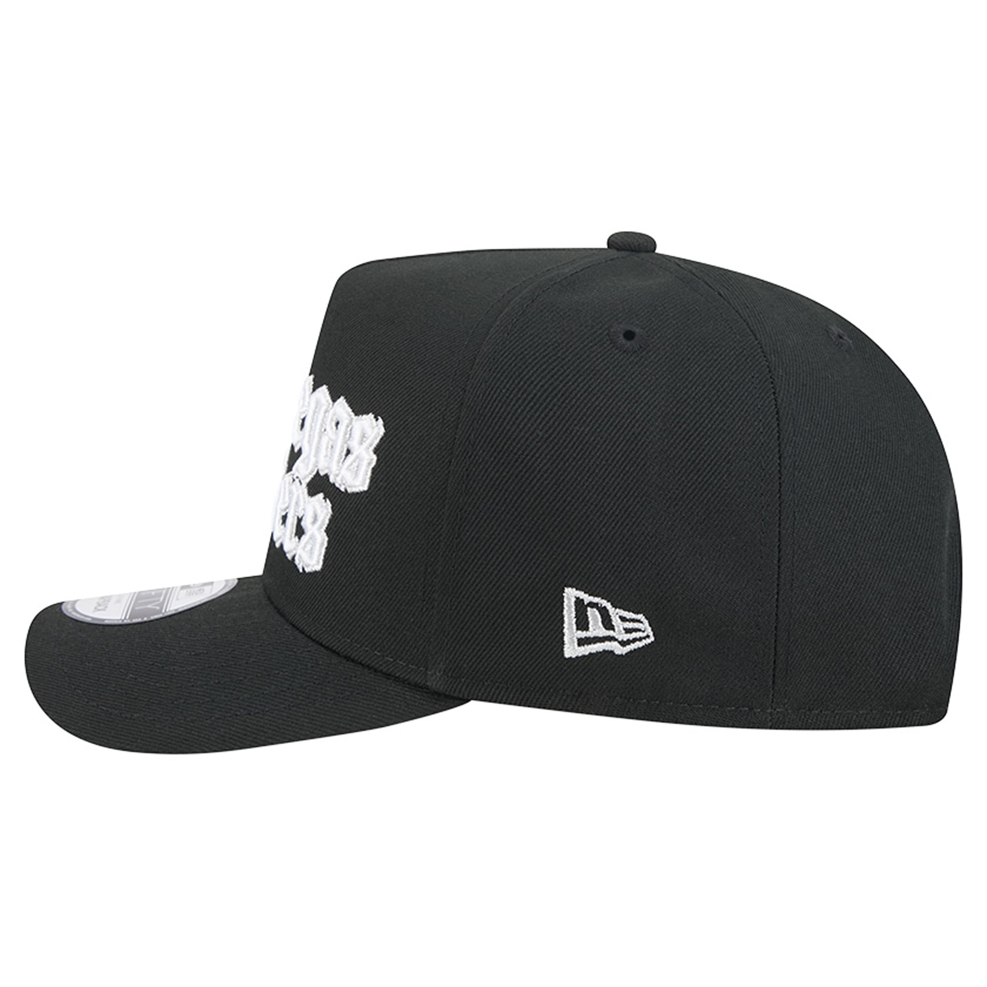 Men's New Era Black Las Vegas Raiders Proud A-Frame 9FIFTY Snapback Hat