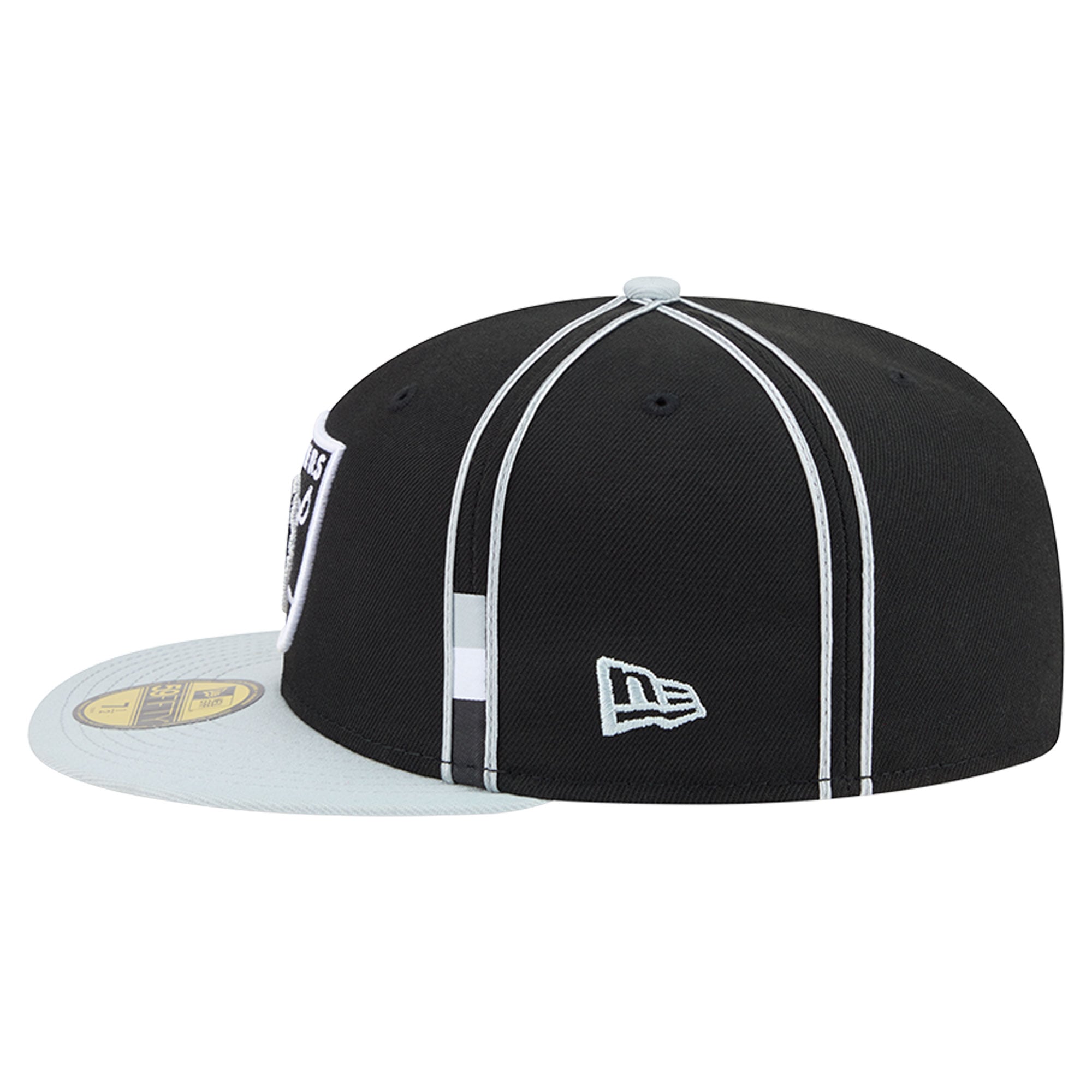 Men's New Era Black Las Vegas Raiders Soutache 59FIFTY Fitted Hat
