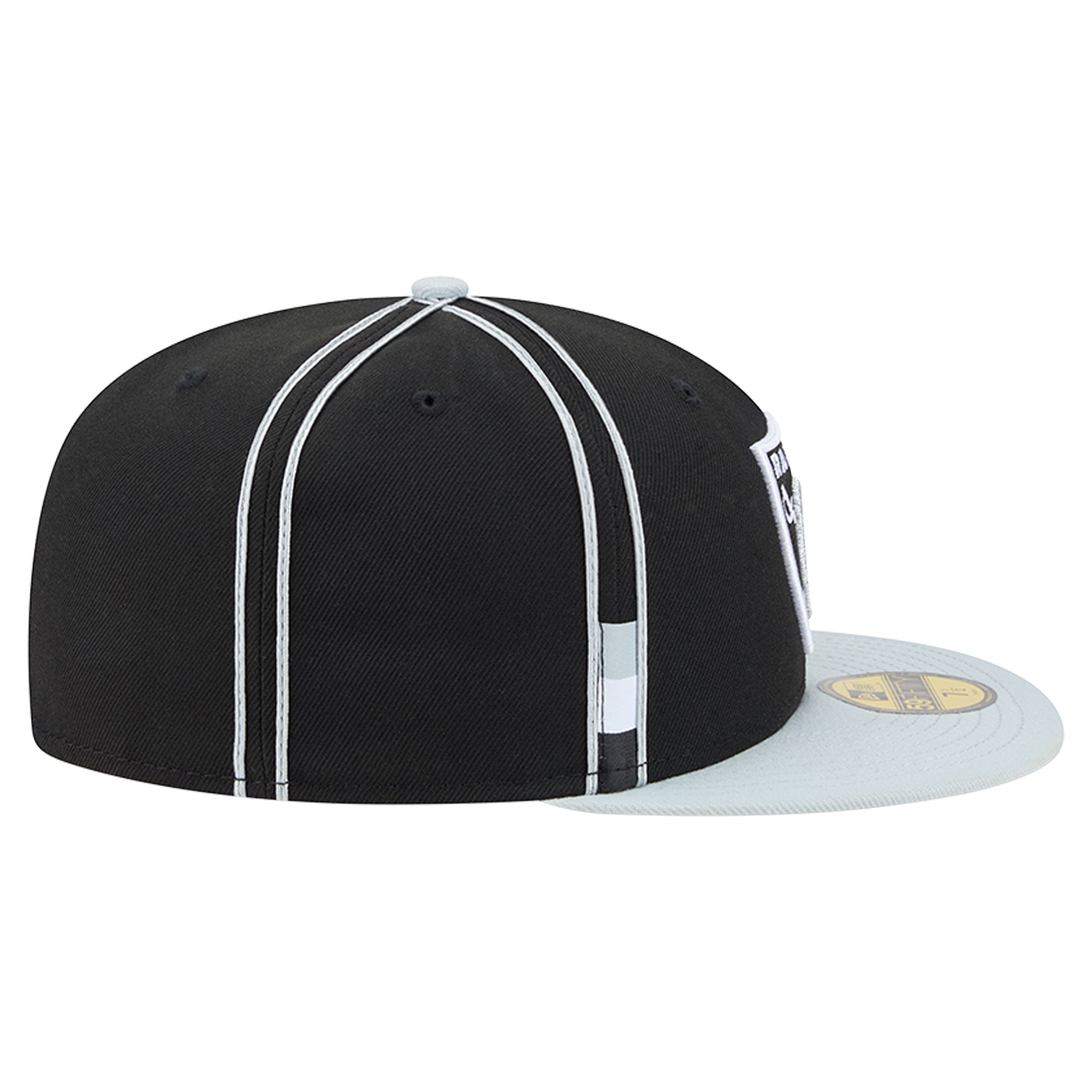 Men's New Era Black Las Vegas Raiders Soutache 59FIFTY Fitted Hat