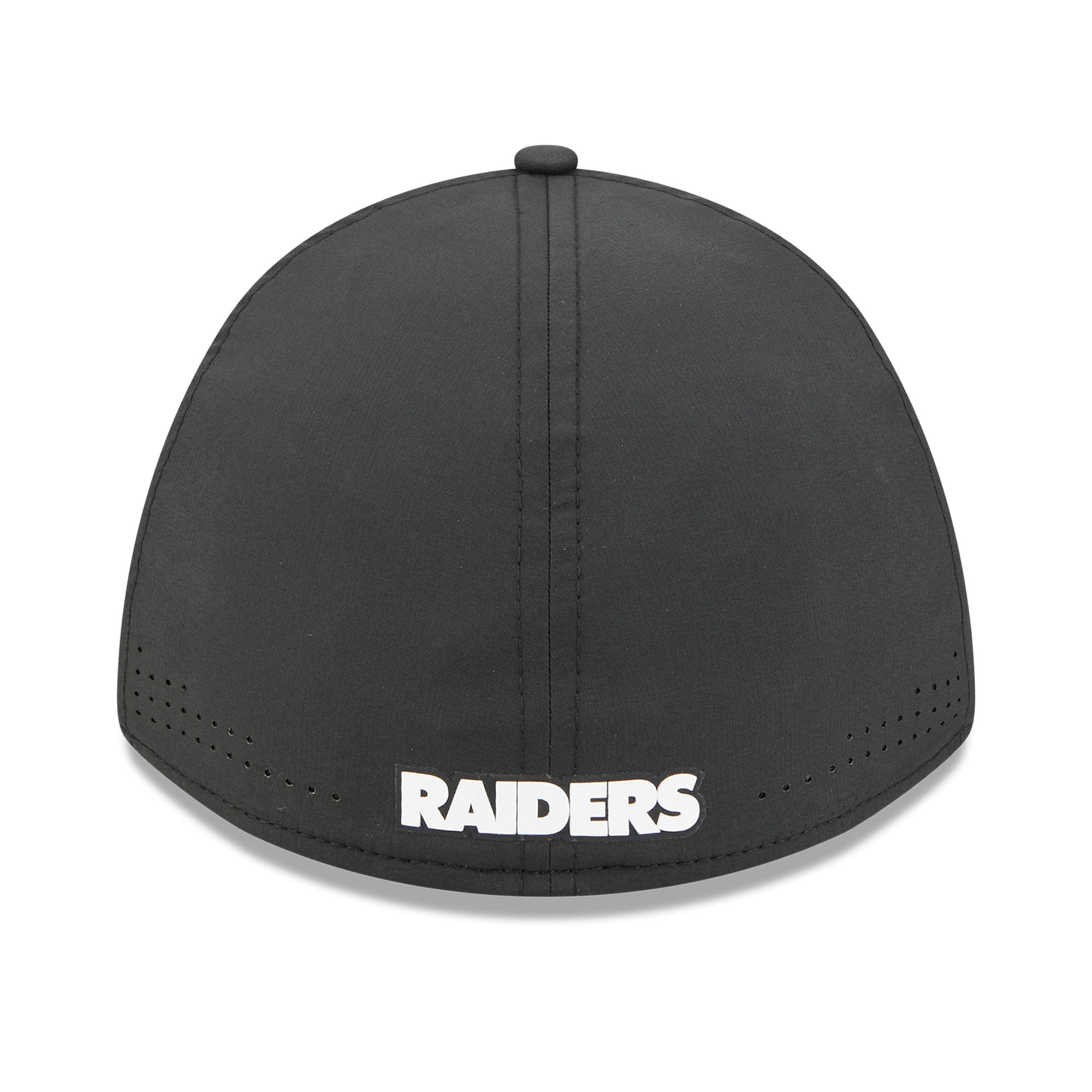 Casquette New Era noire Las Vegas Raiders Tonal 39THIRTY A-Frame Flex pour homme