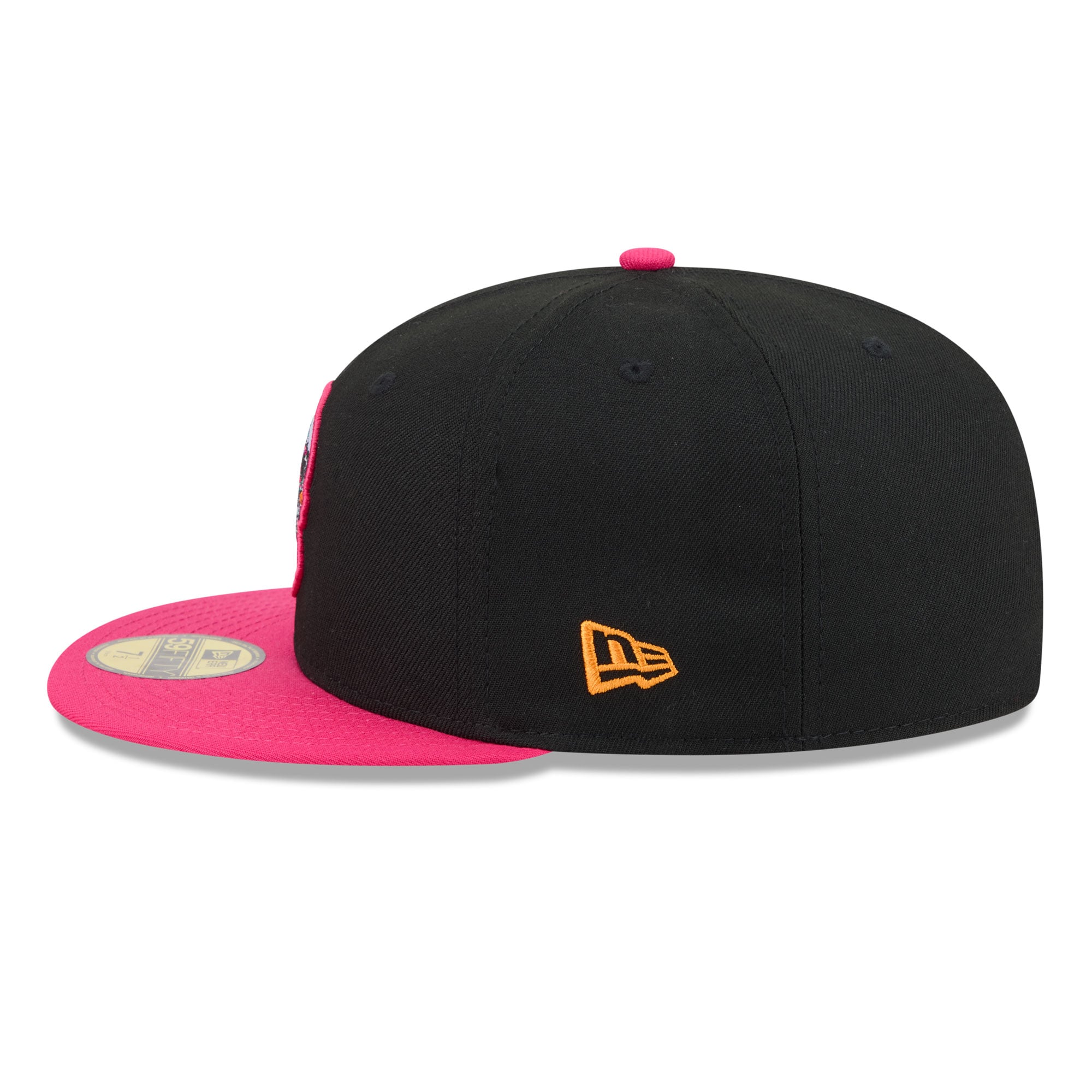 Casquette ajustée New Era 59FIFTY noire et rose pour homme, Las Vegas Raiders, édition spéciale Jour des Morts