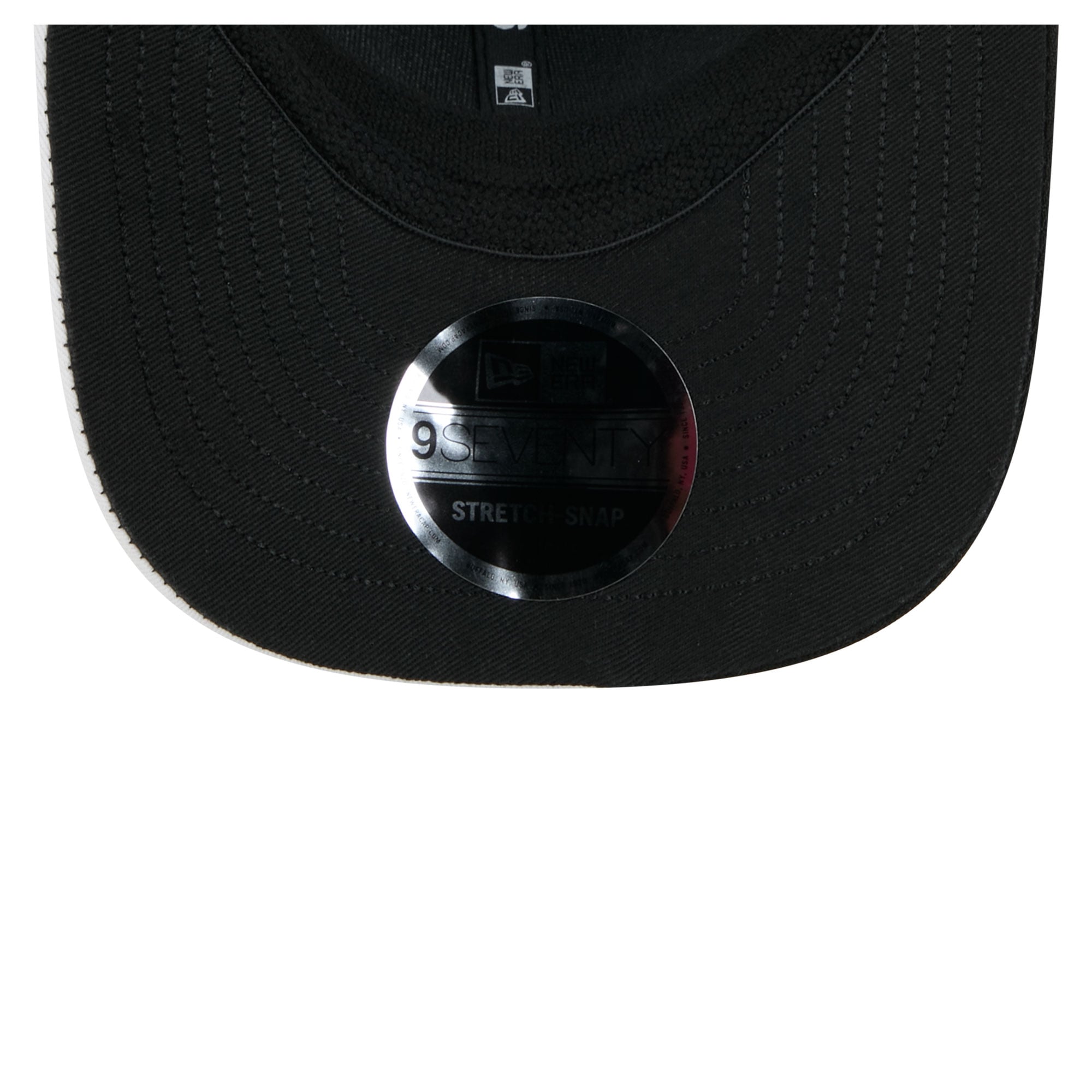 Men's New Era Black/White Las Vegas Raiders Fan 9SEVENTY Adjustable Hat