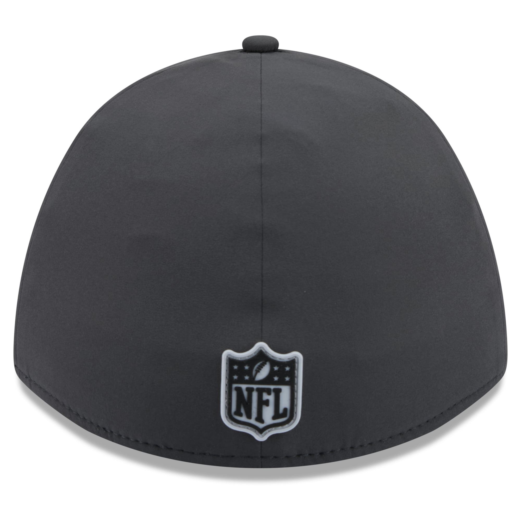Casquette New Era 39THIRTY M-Crown Stretch pour homme, couleur anthracite, Las Vegas Raiders 2026, idéale les temps froids.