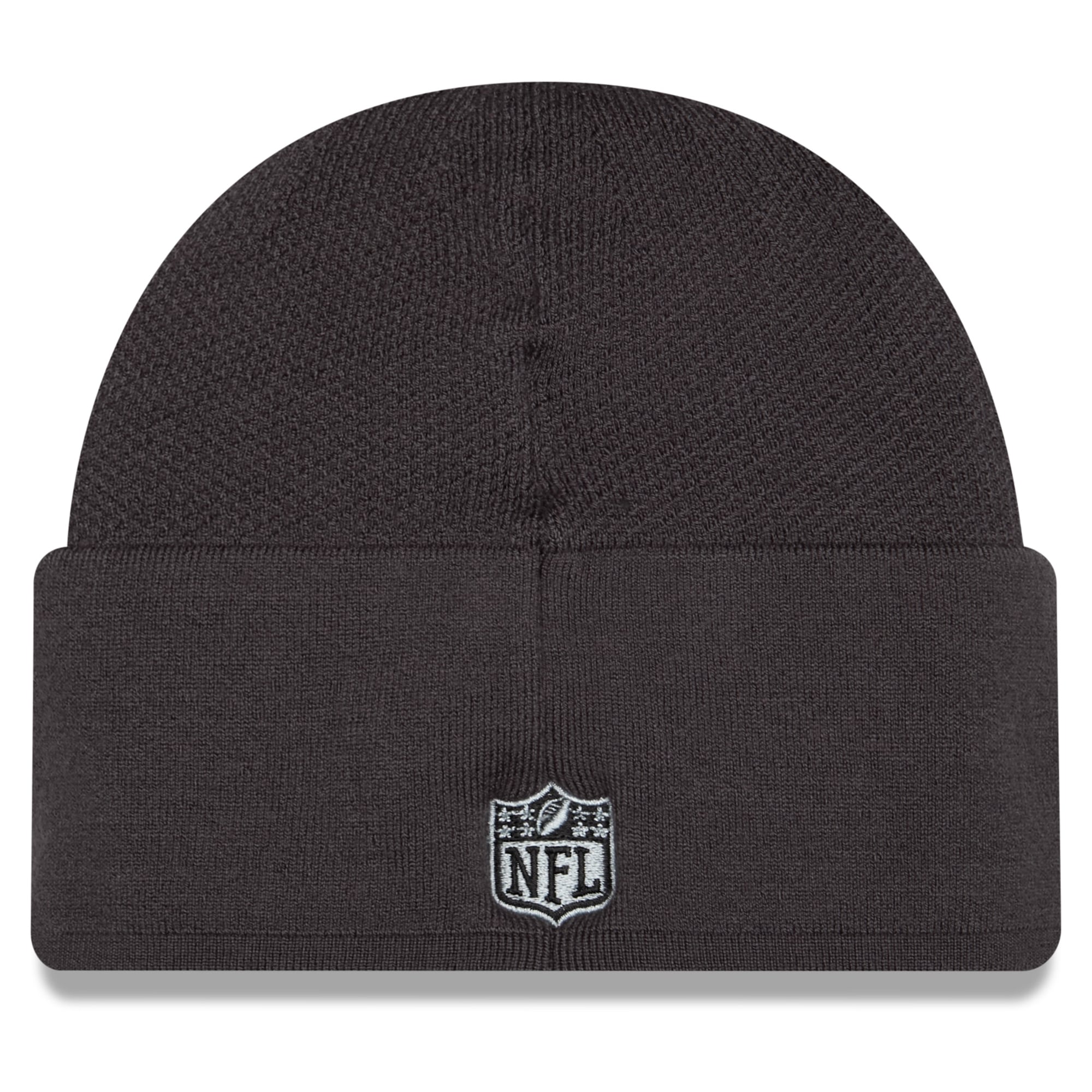 Men's New Era Charcoal Las Vegas Raiders 2026 Sideline Cold Weather  Skully Knit Hat