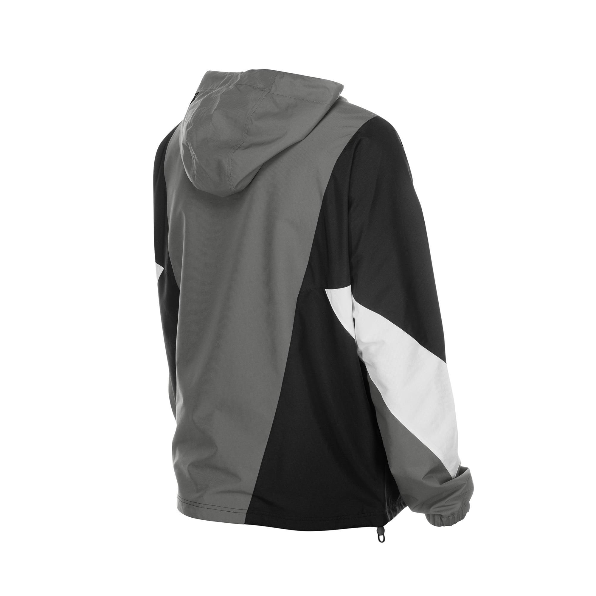Men's New Era  Charcoal Las Vegas Raiders Quarter-Zip Windbreaker Jacket
