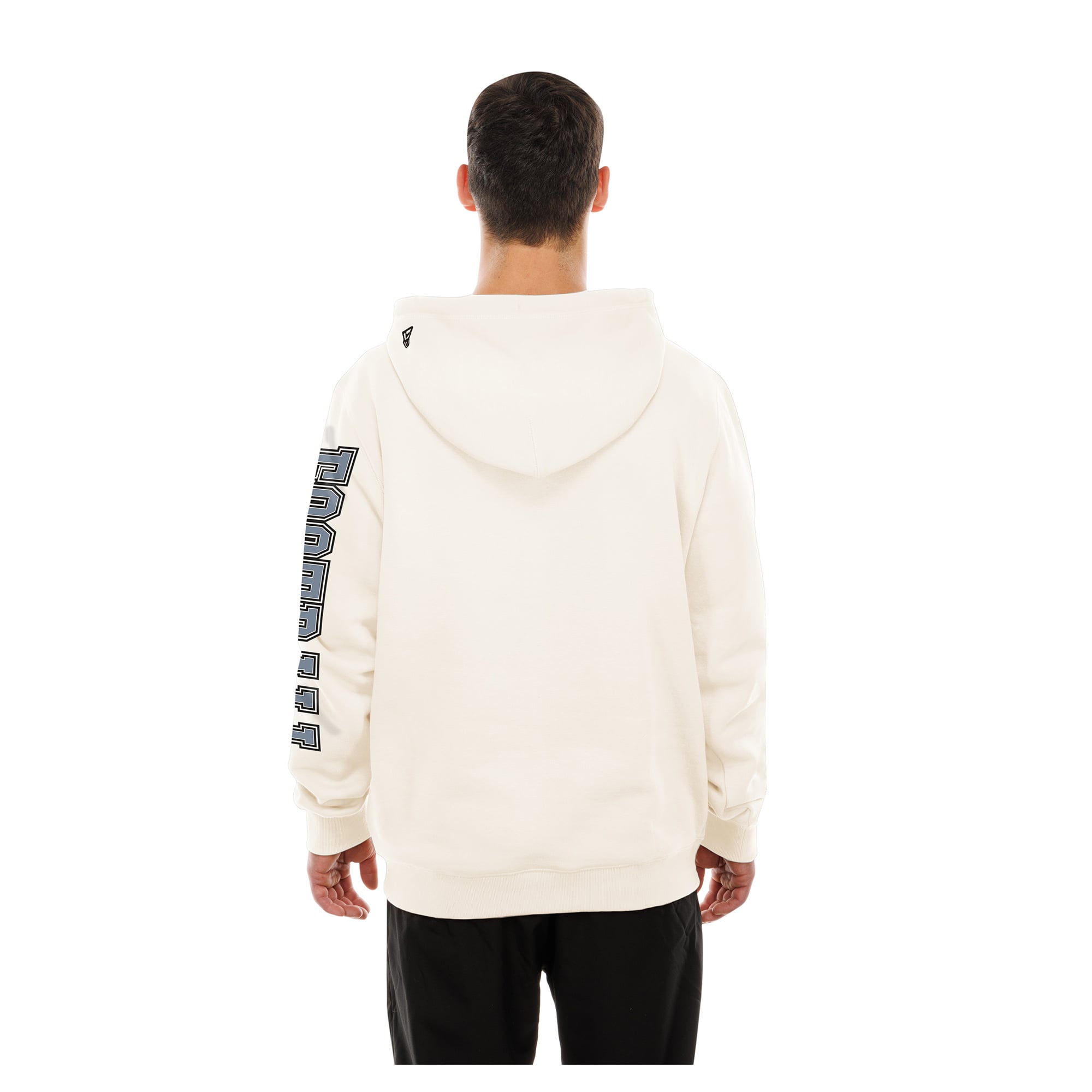 Sweat à capuche New Era crème pour homme, Las Vegas Raiders, couleur Dune Dust