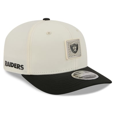  Las Vegas Raiders New Era 2026 NFL Training Camp 9SEVENTY Adjustable Hat - Cream/Black