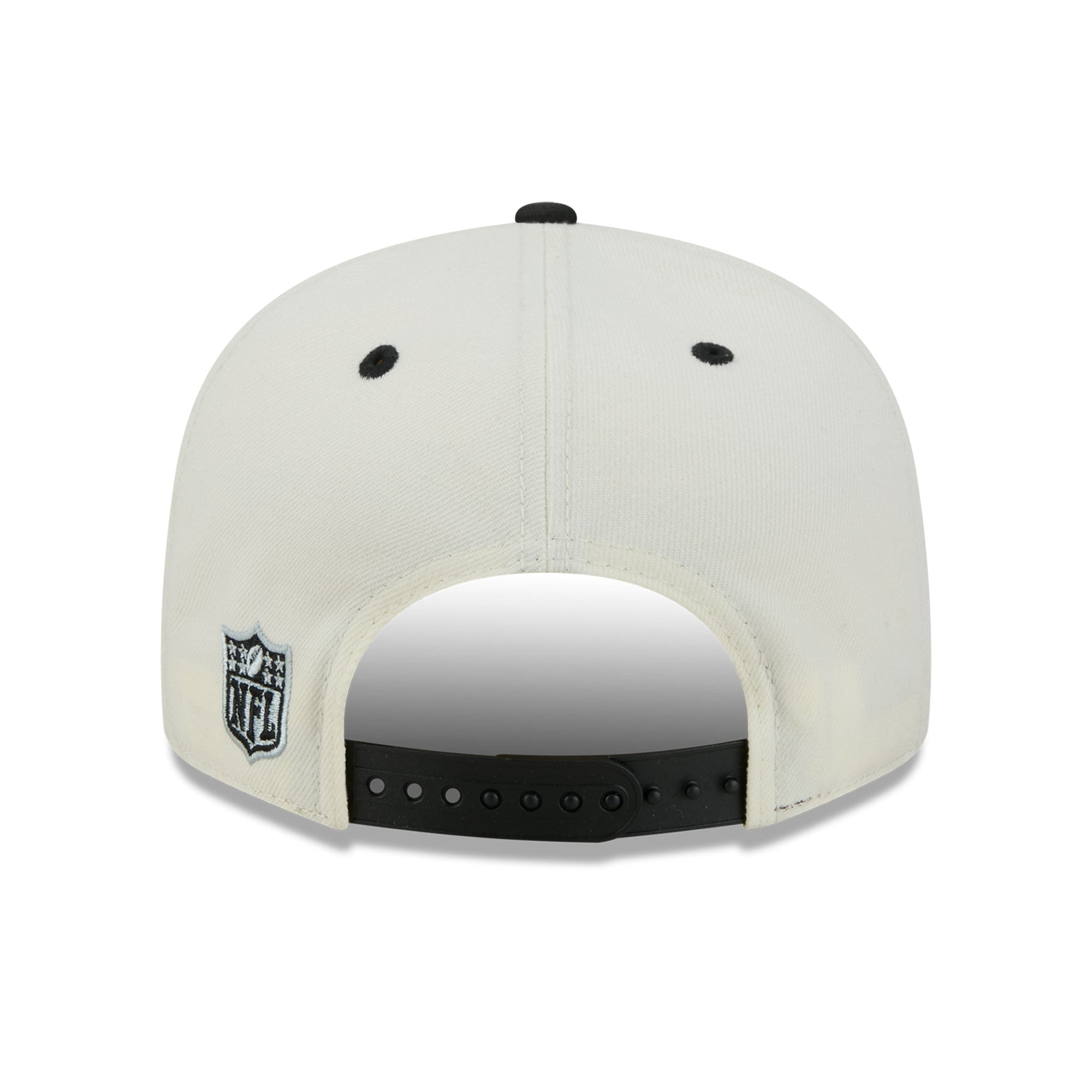 Men's New Era Cream/Black Las Vegas Raiders Classic 9FIFTY Snapback Hat