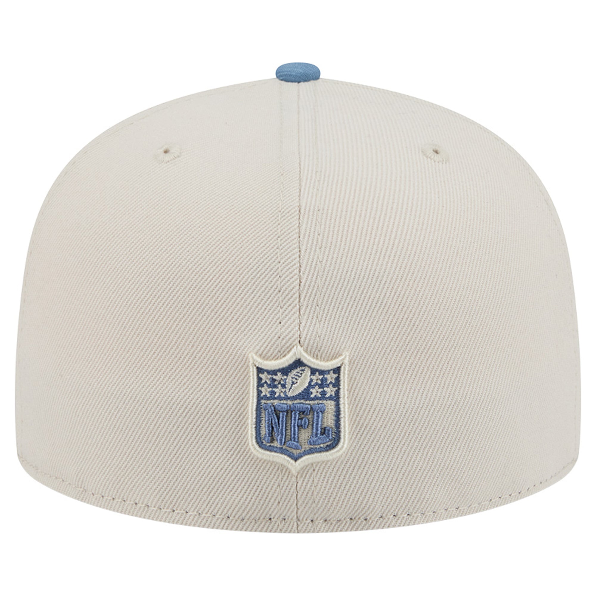 Casquette ajustée New Era 59FIFTY crème/bleue pour homme, coloris Las Vegas Raiders