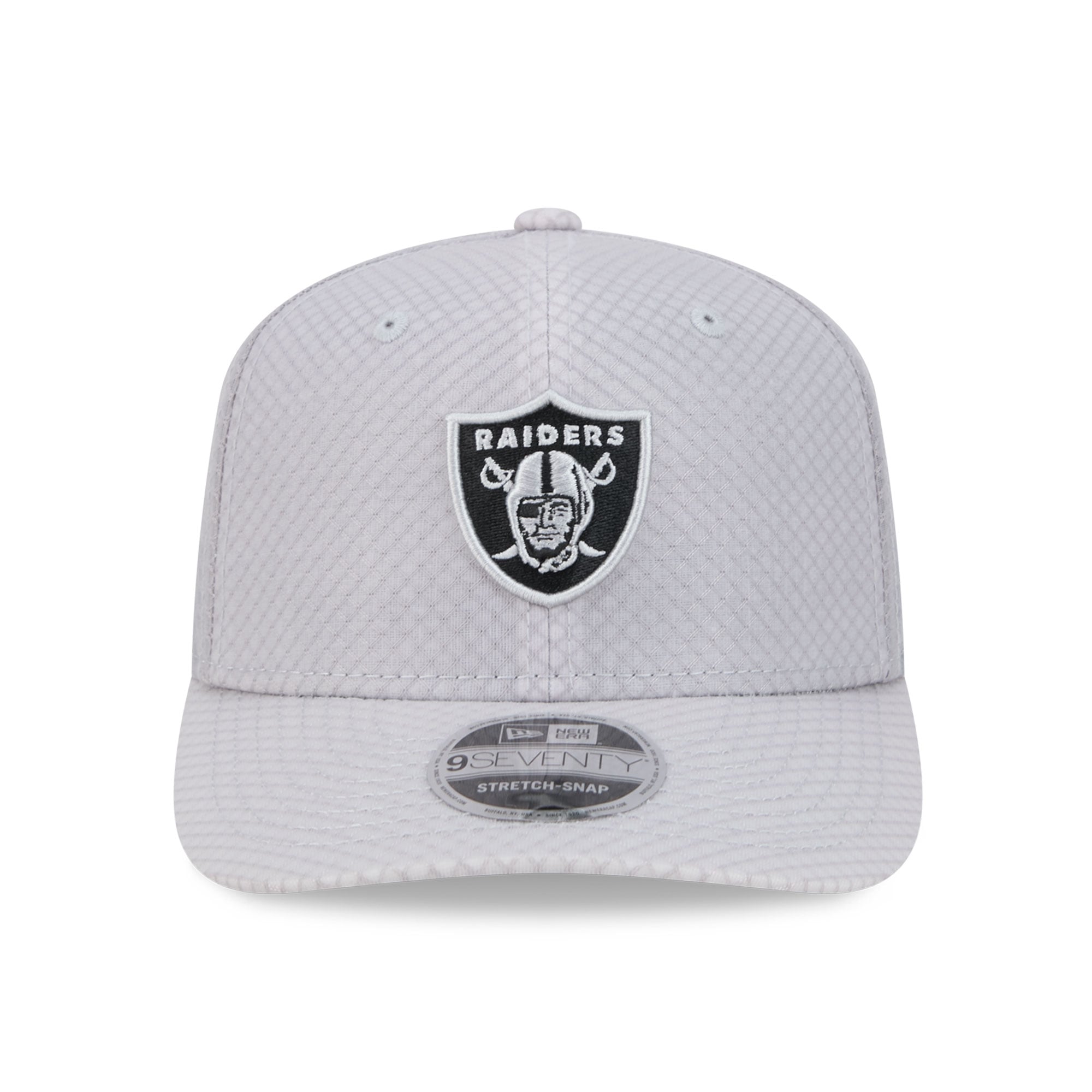 Casquette ajustable New Era grise Las Vegas Raiders 9SEVENTY pour homme