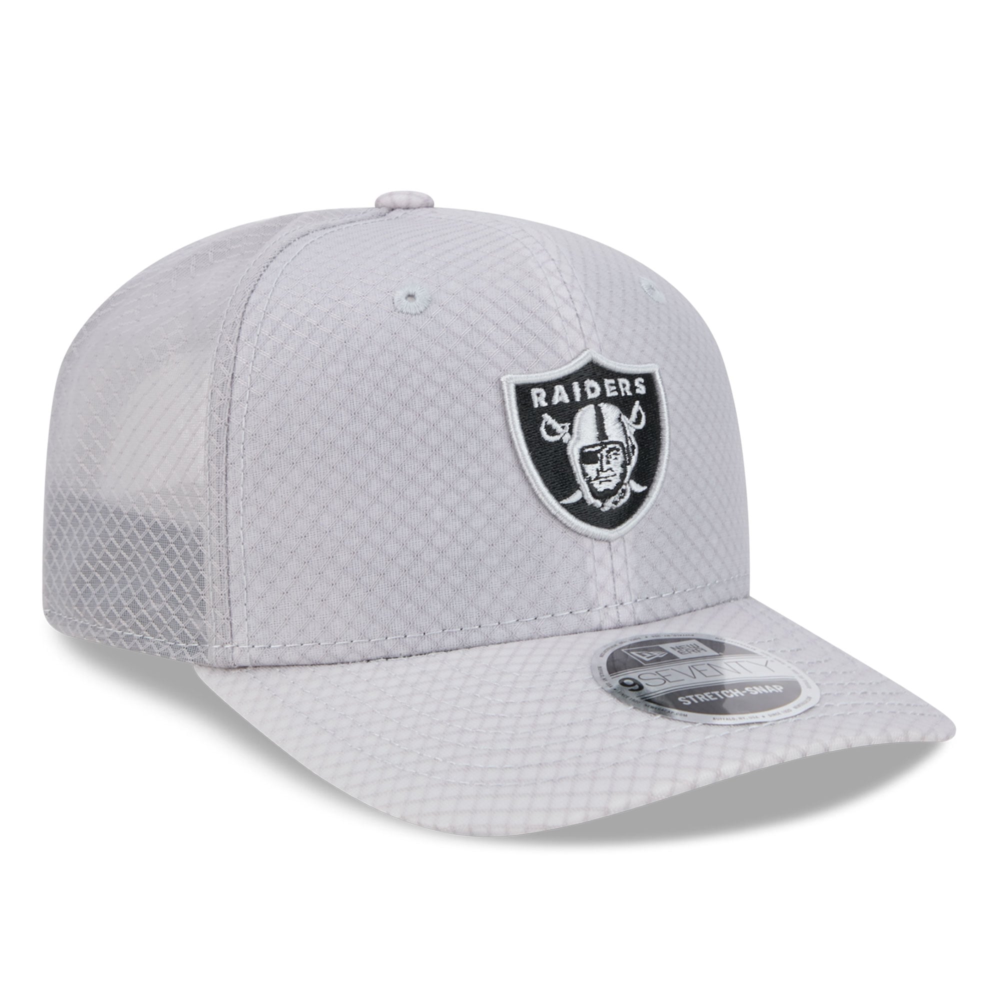 Casquette ajustable New Era grise Las Vegas Raiders 9SEVENTY pour homme