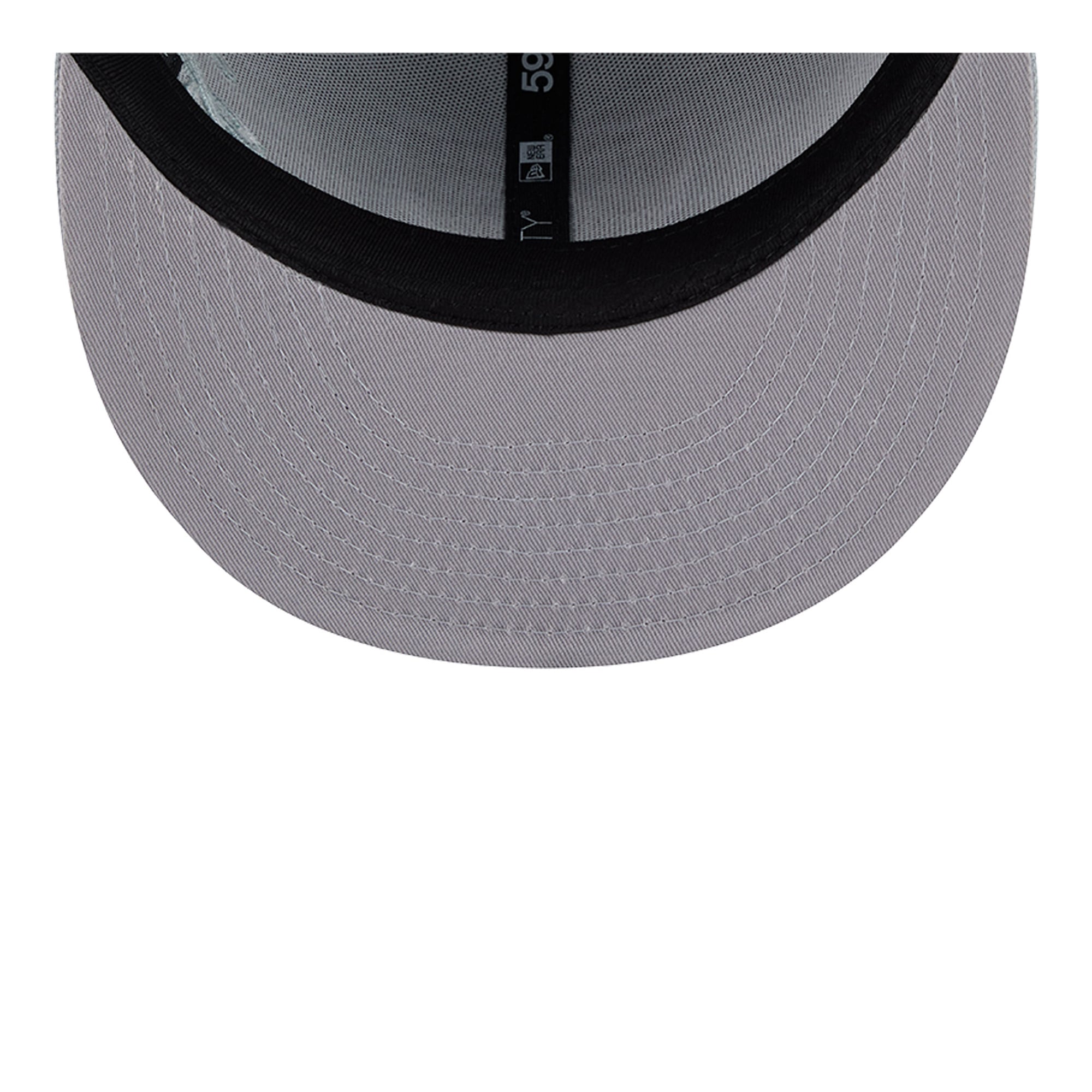 Casquette ajustée New Era 59FIFTY grise pour homme, logo Las Vegas Raiders.