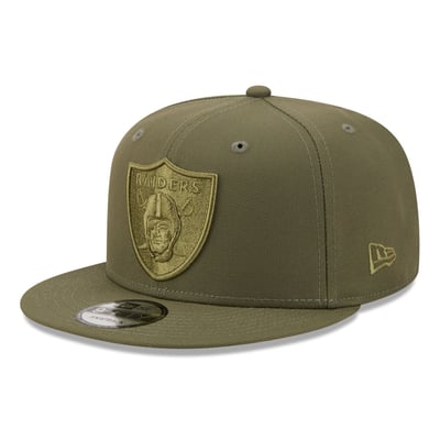 Las Vegas Raiders New Era Color Pack 9FIFTY Snapback Hat - Olive