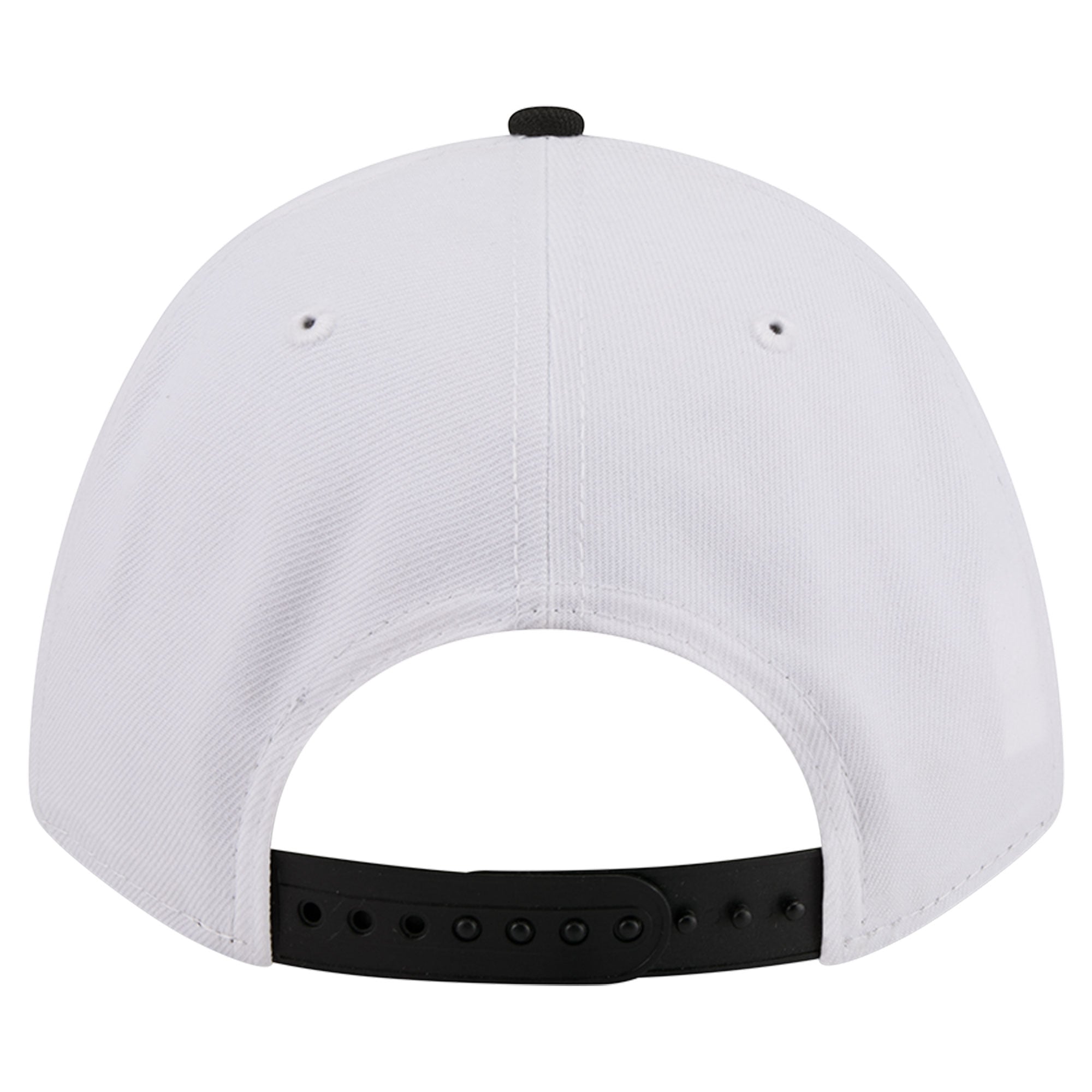Casquette ajustable New Era blanche et noire Las Vegas Raiders Loyal 9FORTY M-Crown pour homme