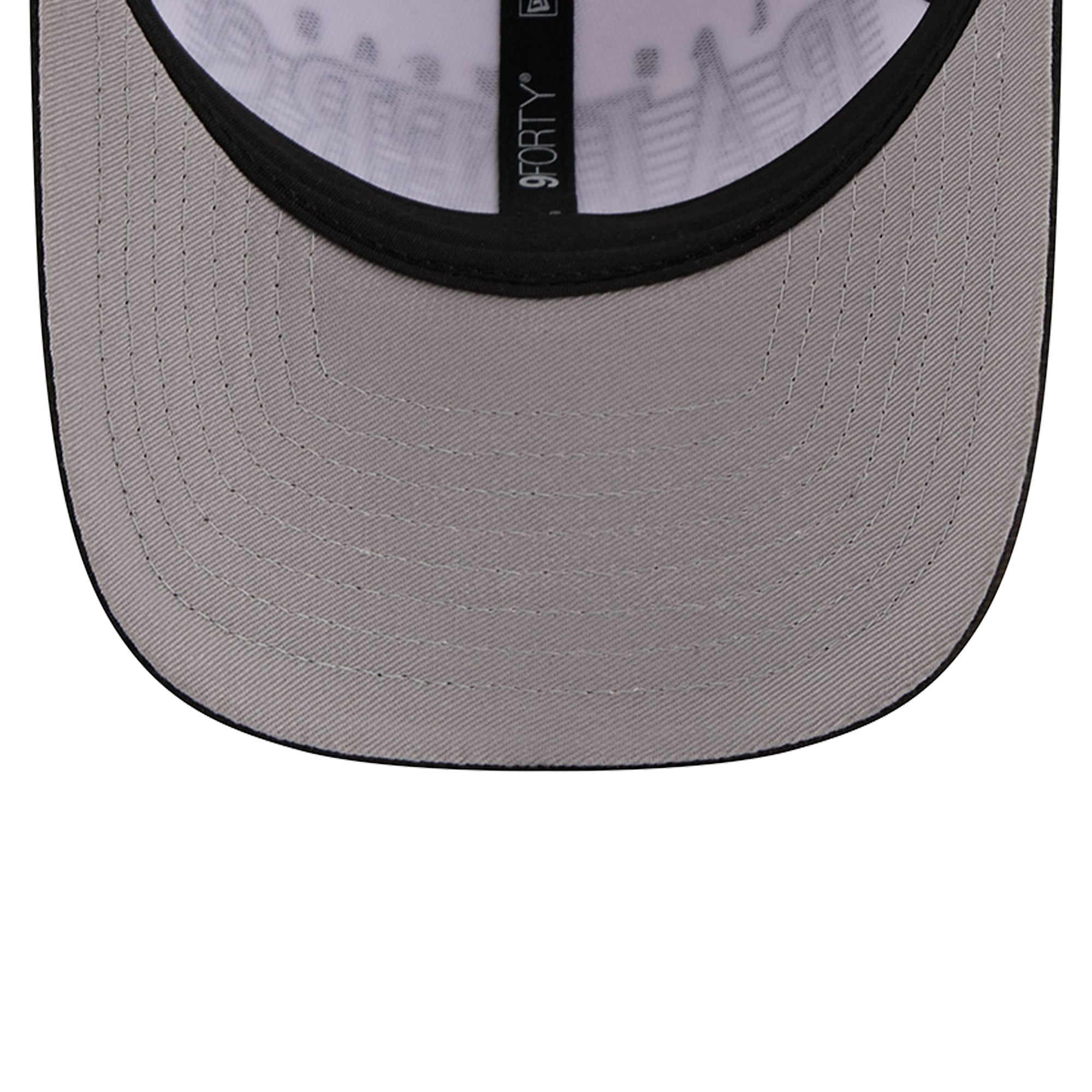 Casquette ajustable New Era blanche et noire Las Vegas Raiders Loyal 9FORTY M-Crown pour homme