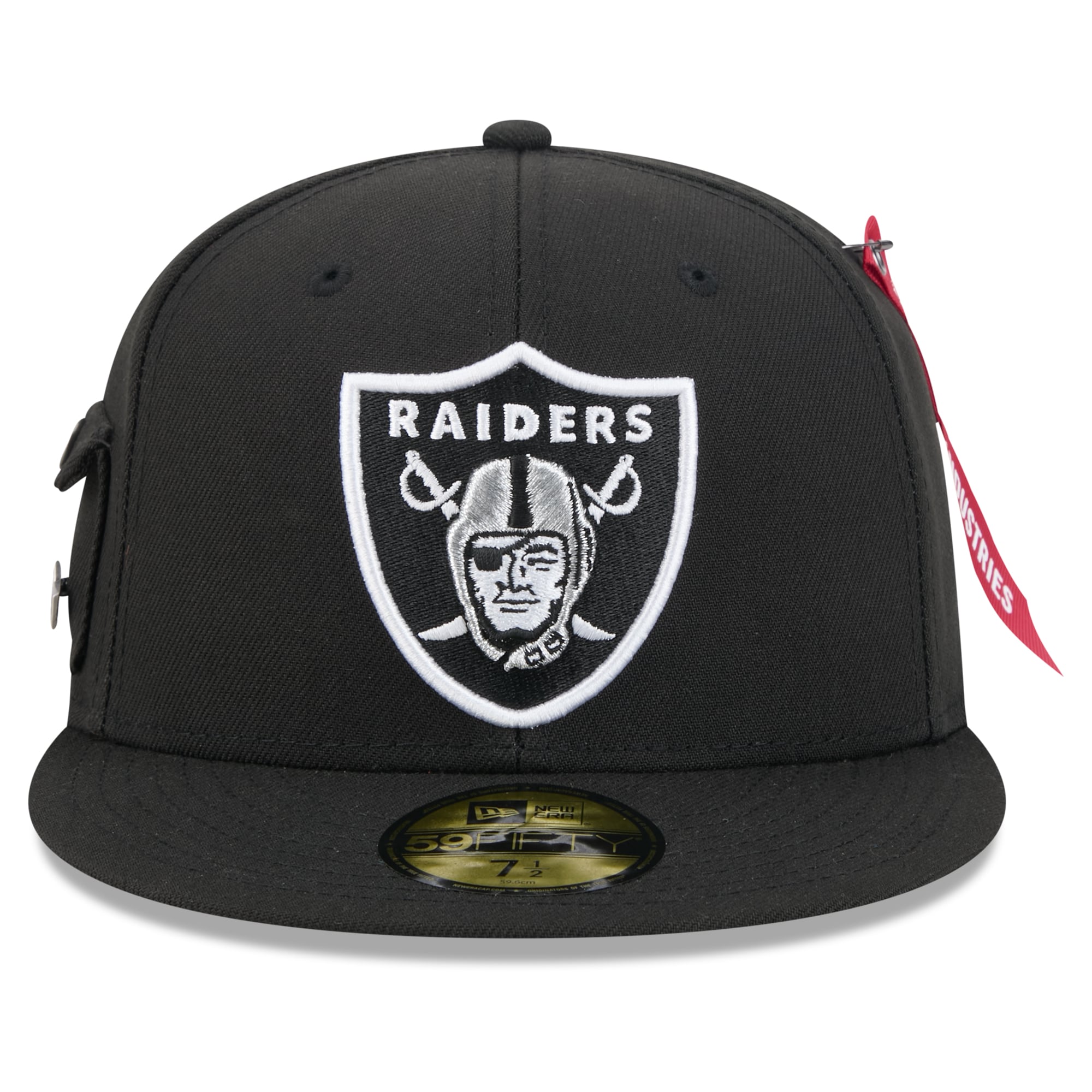 Casquette ajustée New Era x Alpha Industries noire Las Vegas Raiders 59FIFTY pour homme