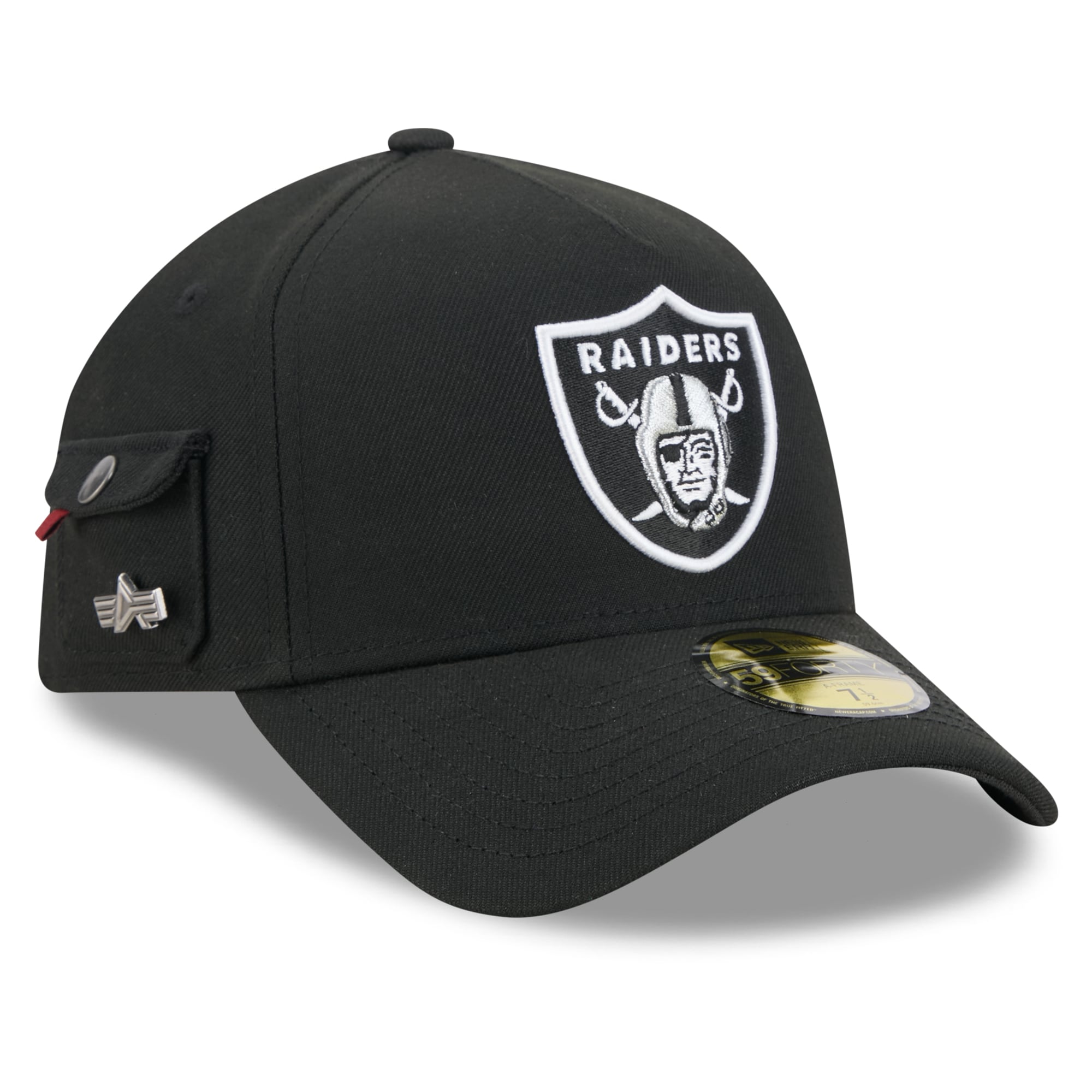 Casquette ajustée New Era x Alpha Industries noire Las Vegas Raiders 59FORTY pour homme