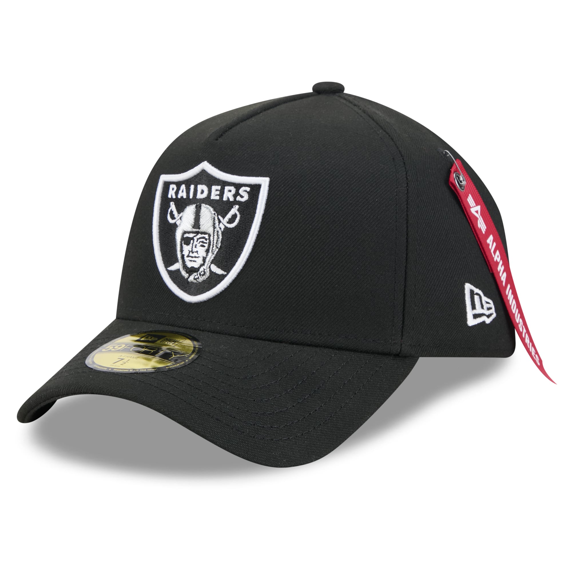 Casquette ajustée New Era x Alpha Industries noire Las Vegas Raiders 59FORTY pour homme