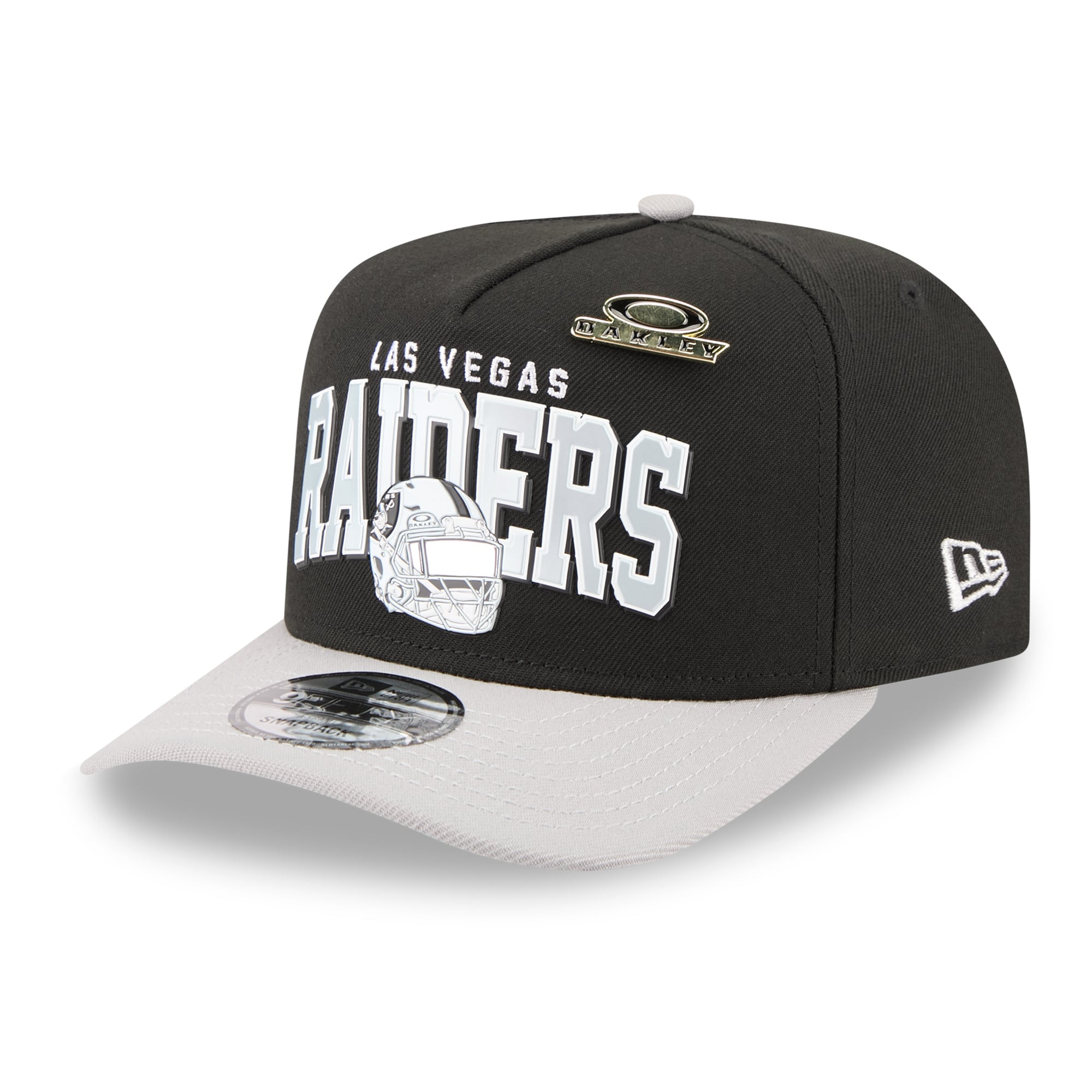 Men's New Era x Oakley Black Las Vegas Raiders 9FIFTY A-Frame Snapback Hat