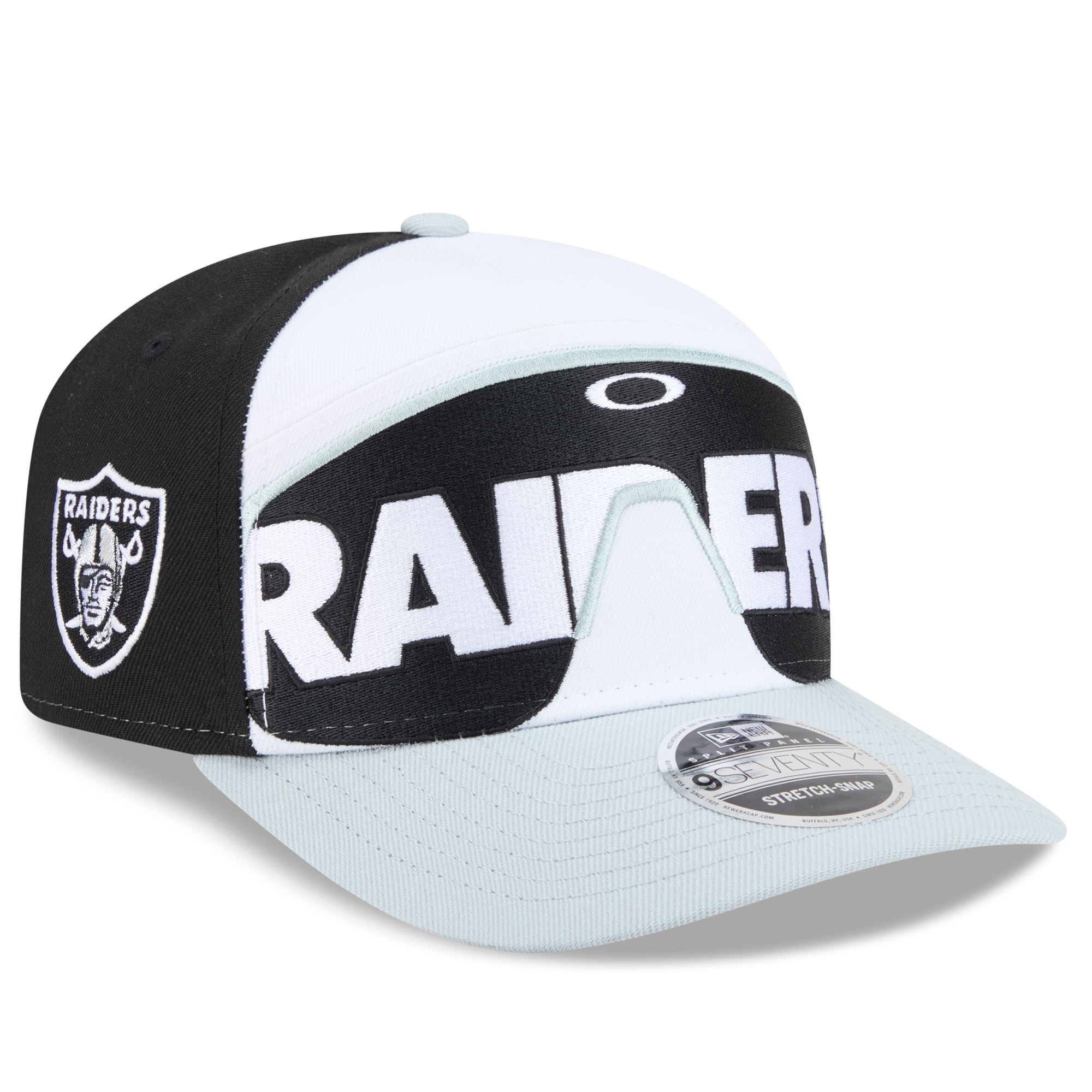 Men's New Era x Oakley  Black Las Vegas Raiders 9SEVENTY Adjustable Hat