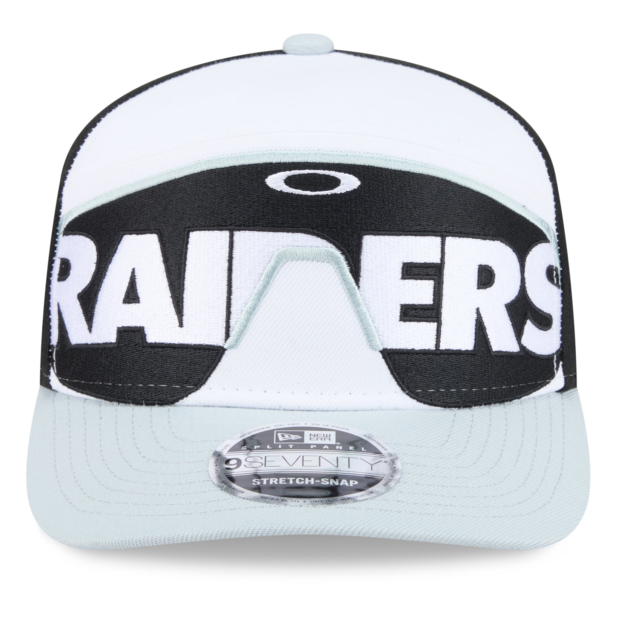 Men's New Era x Oakley  Black Las Vegas Raiders 9SEVENTY Adjustable Hat